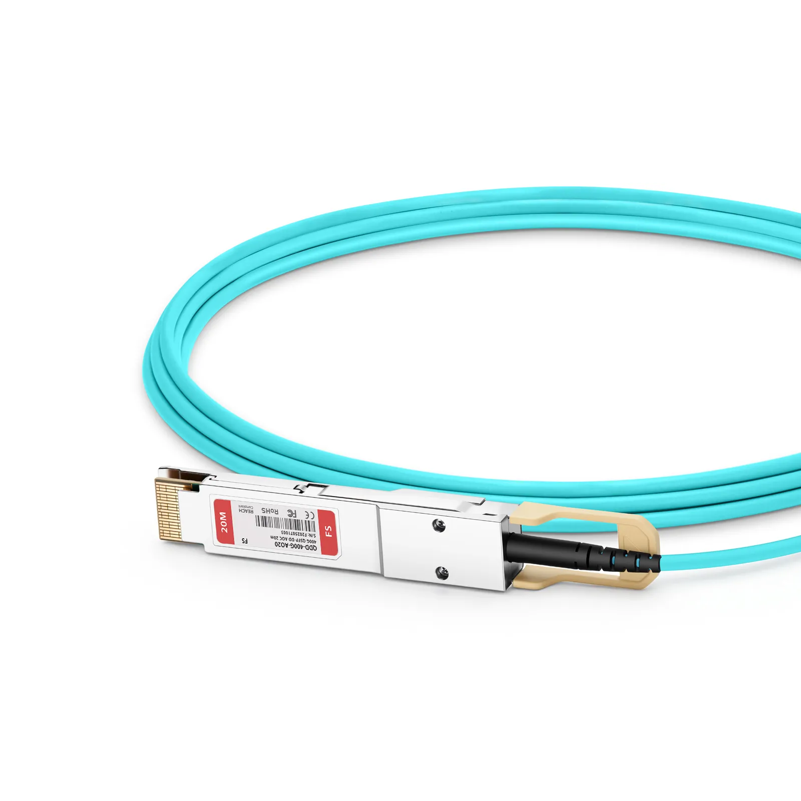 20m (66ft) 400G QSFP-DD Active Optical Cable for FS Switches - FS.com ...