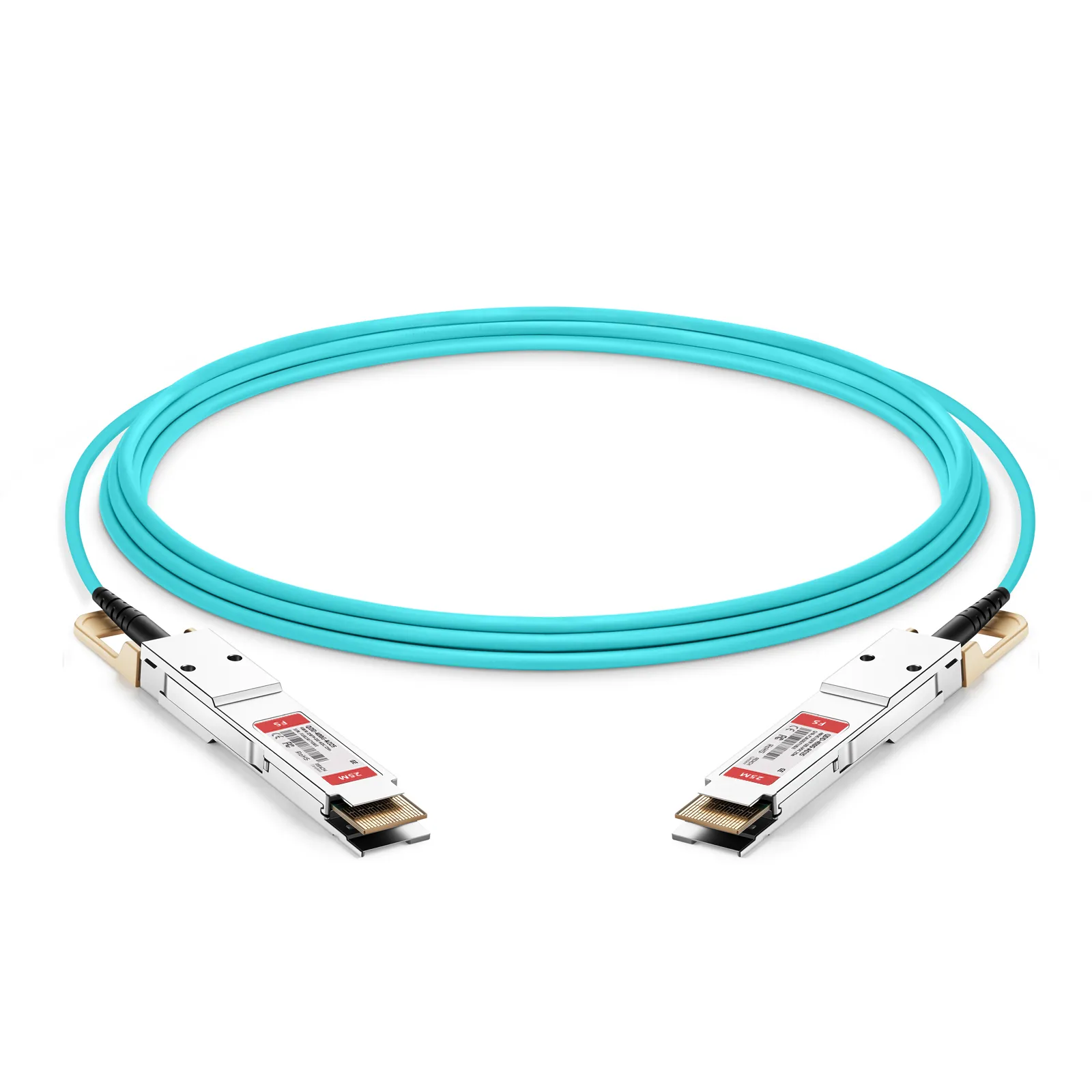 Generic対応、25m(82ft) 400G QSFP-DD 8 x 50G PAM4 アクティブ