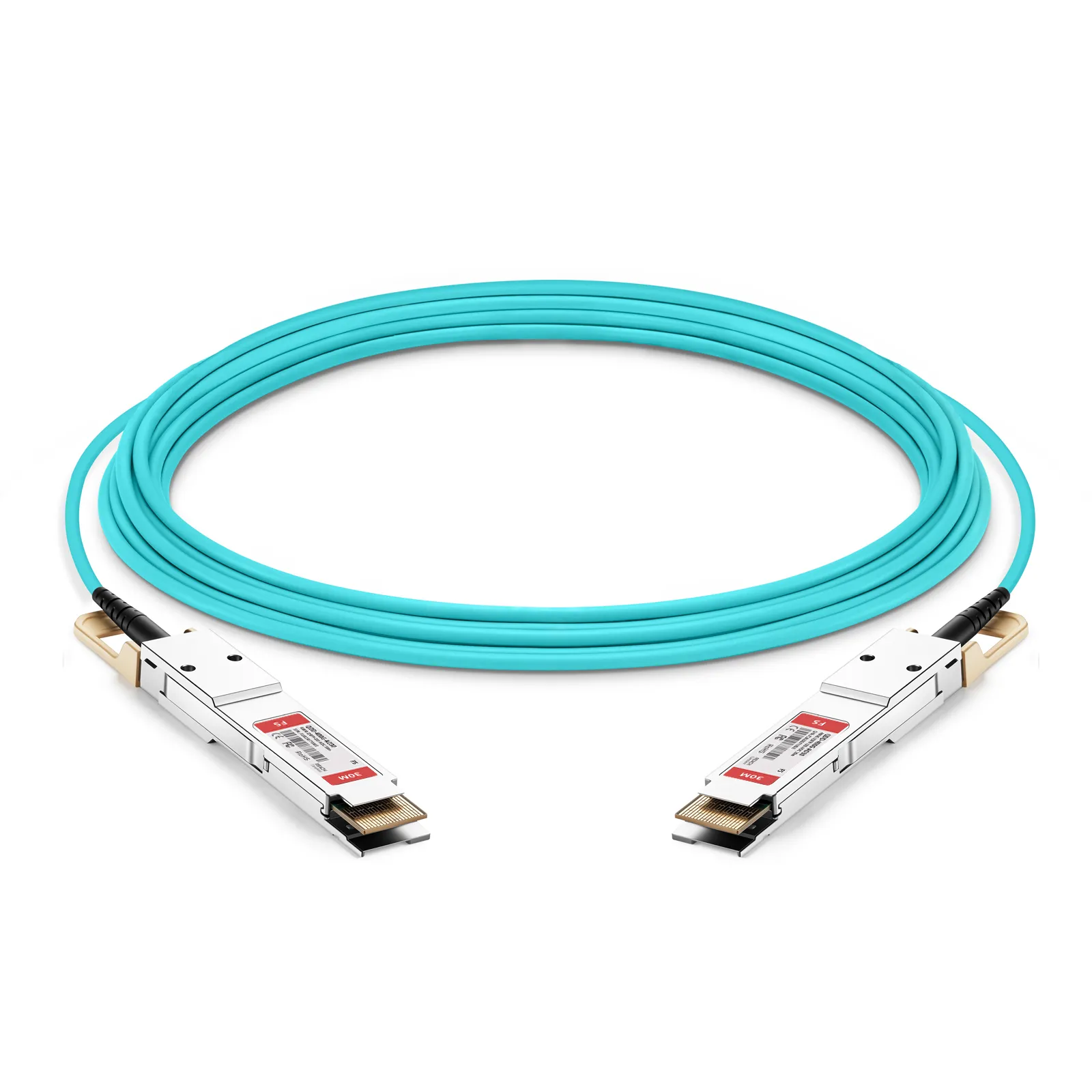 FSスイッチ対応、30m(98ft) 400G QSFP-DD 8 x 50G PAM4 アクティブ