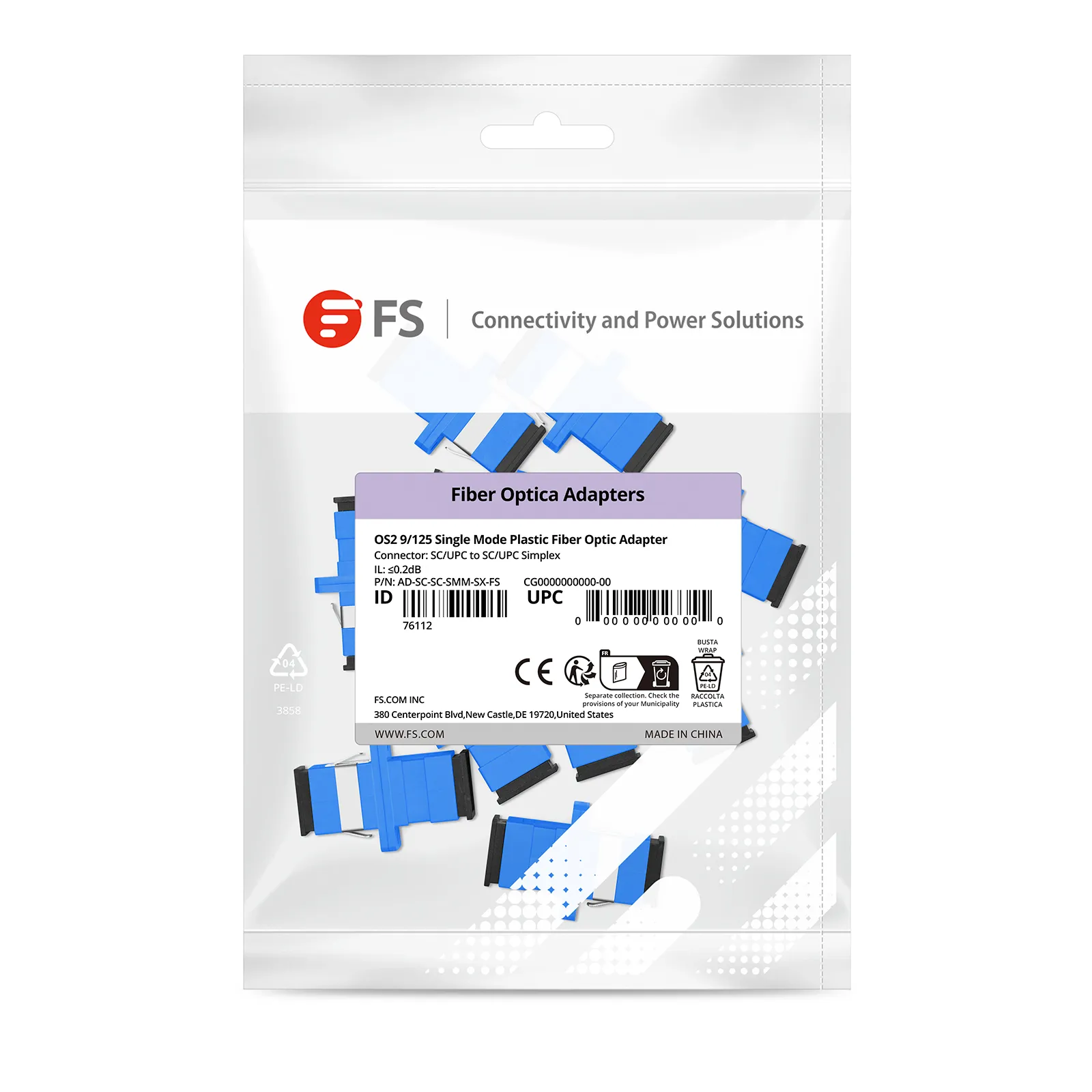 Lot De 10 Adaptateurs Fibre Optique ST-SC/UPC Simplex Monomode - Pour Réseaux, FTTH, Raccordements Stables