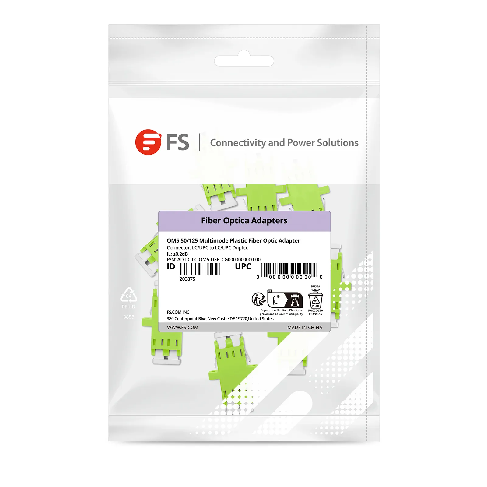 This picture is about The picture shows the packaging style of the adapter in ten packs..