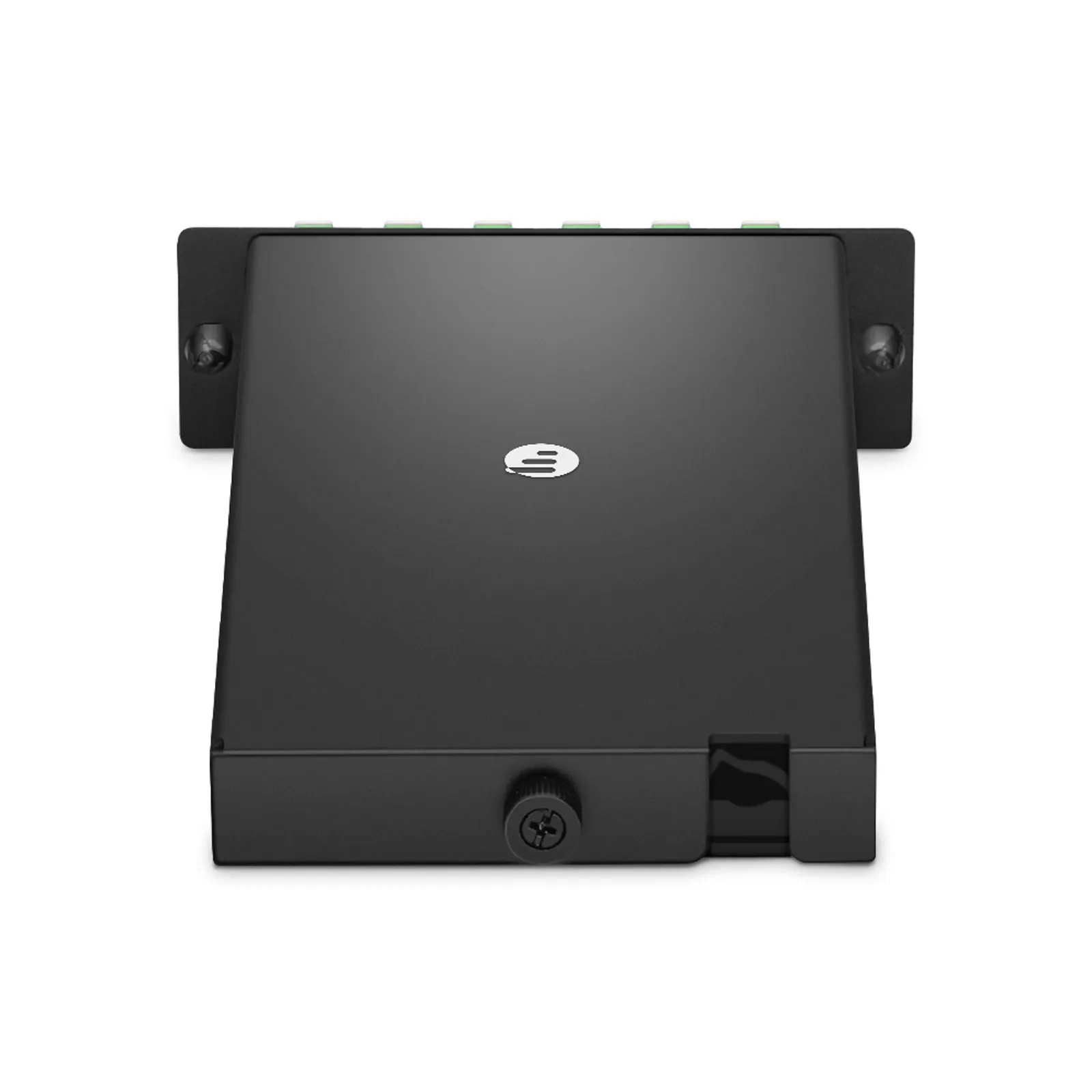 This picture is about FHD® LC Splice Cassette with Pigtails, 12 Fibers OS2 Single Mode, 6 x LC APC Duplex (Green).