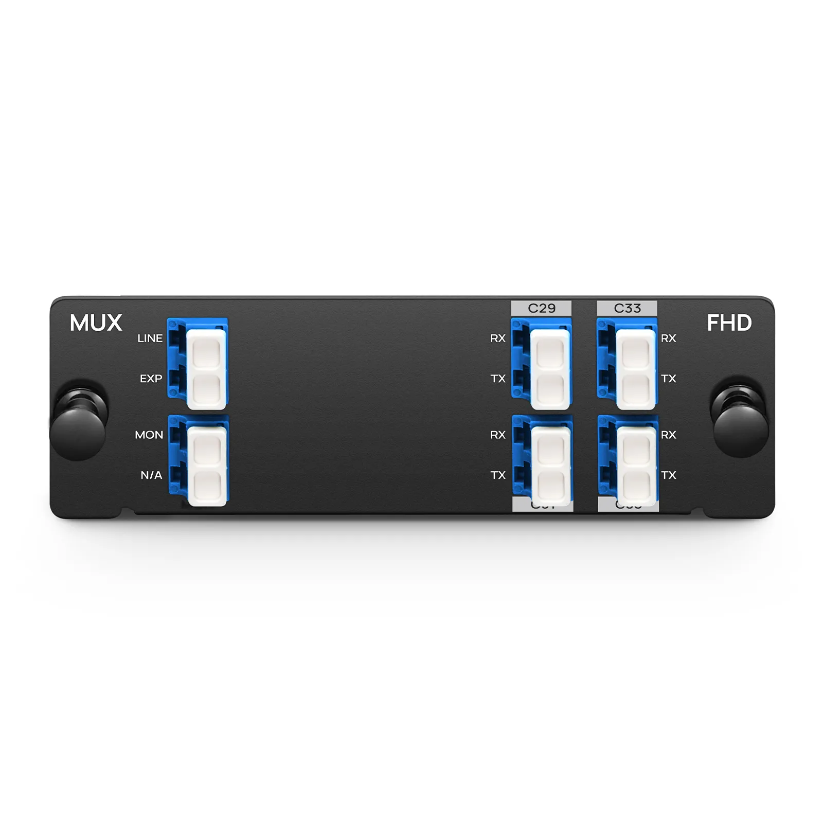 4 Channels DWDM Mux Demux, 100GHz C29-C35, with Monitor and Expanison ...