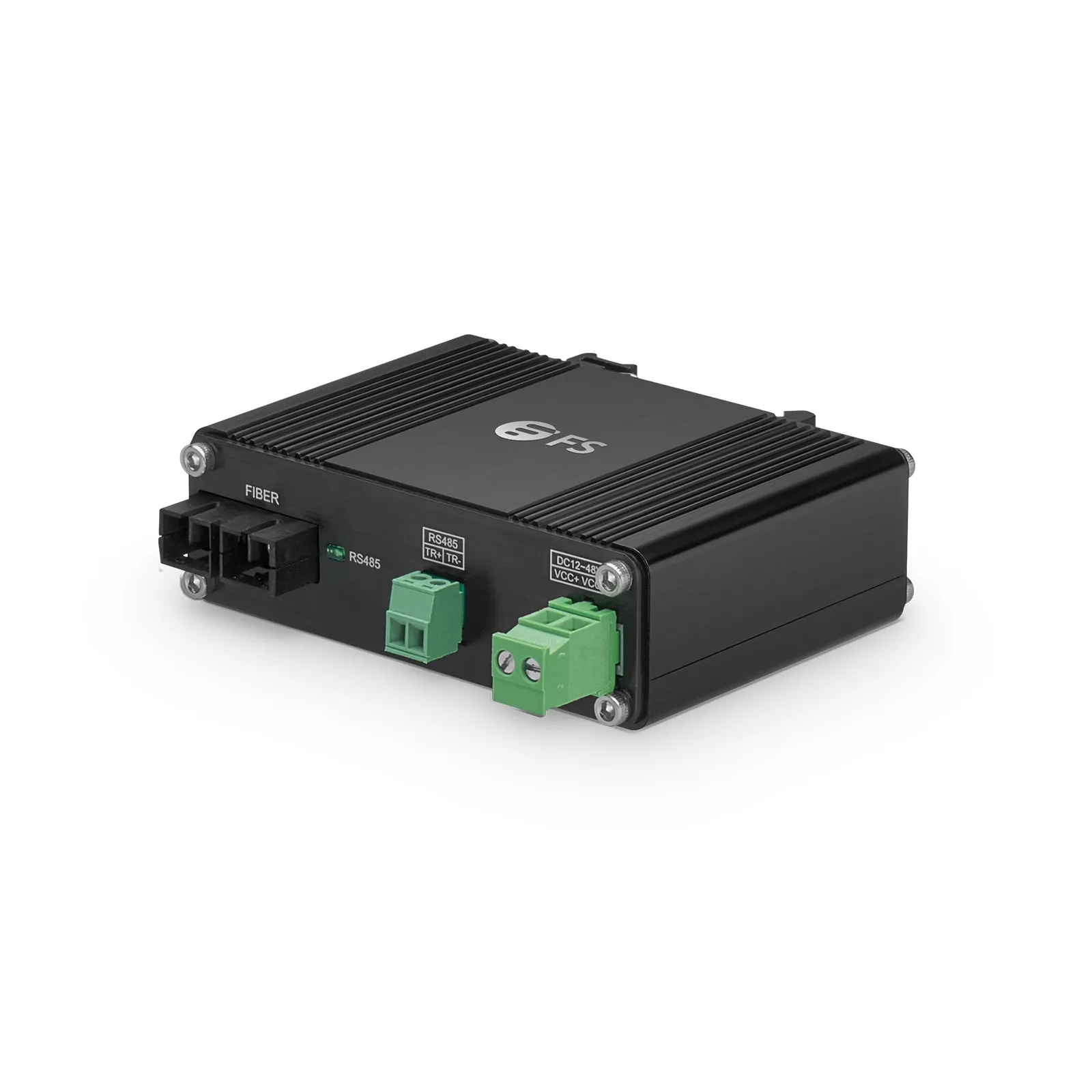 Industrial Unmanaged 1 x RS485 2-Wire to 1 x 100Base-X Multimode SC 850nm 550m Ethernet Media Converter