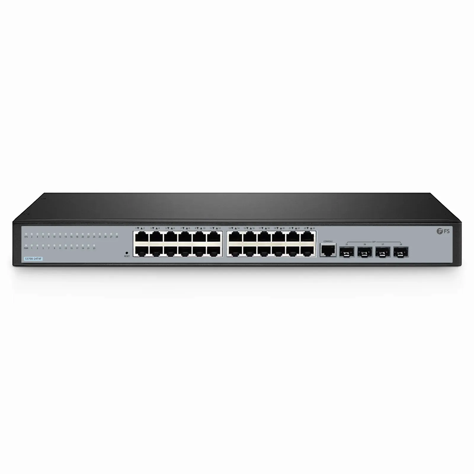 S3700-24T4F 24-Port L2+ Manageable Gigabit Commutateur - FS.com Europe
