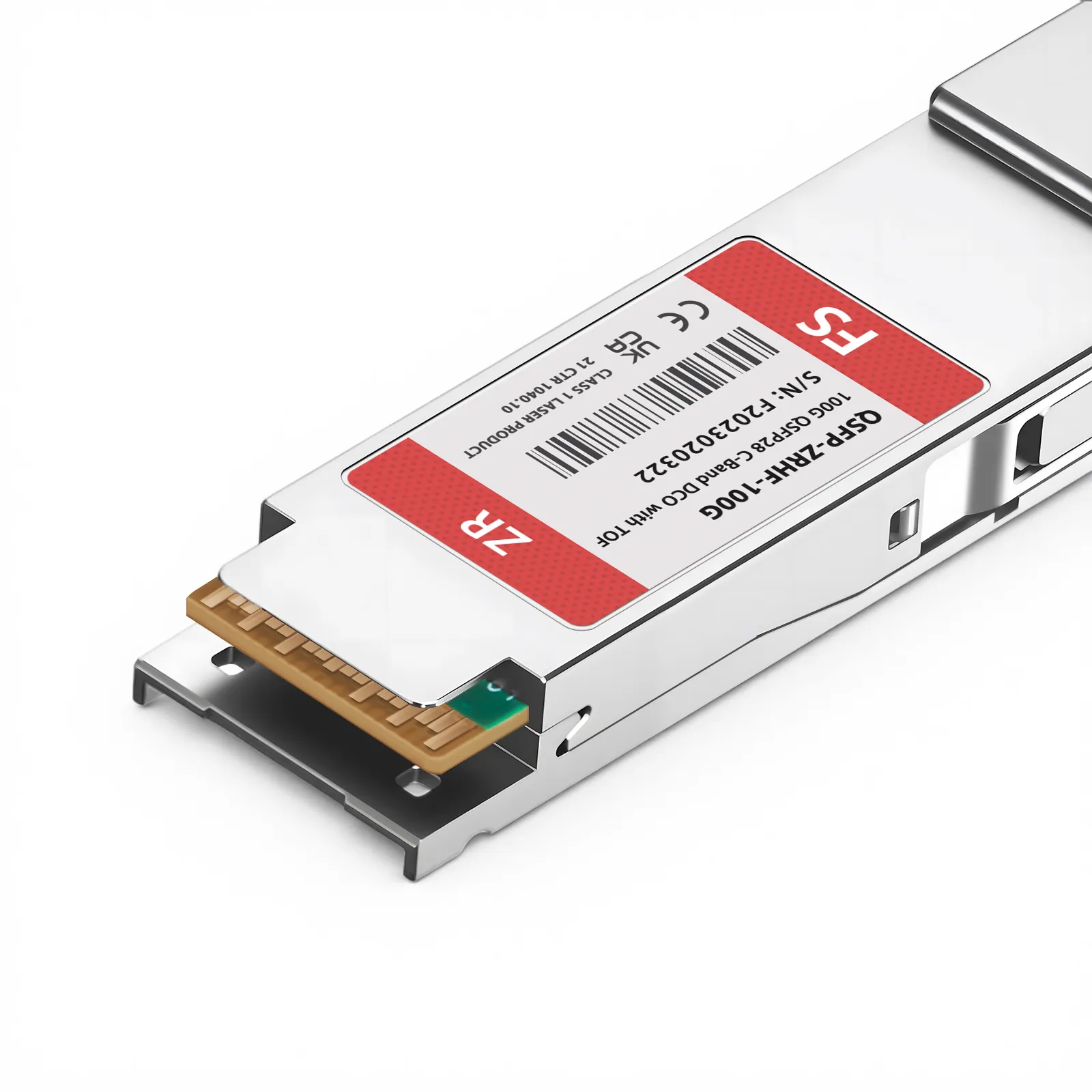 Customsized QSFP28 High-Power with TOF DCO 100G DWDM C-band Tunable Coherent &le;120km Duplex LC/UPC SMF Transceiver Module
