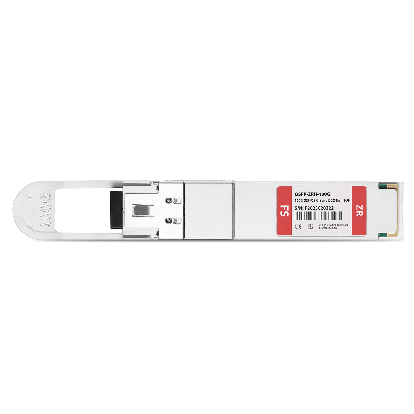 Customized QSFP28 High-Power w/o TOF DCO 100G DWDM C-band Tunable Coherent &le;120km Duplex LC/UPC SMF Transceiver Module