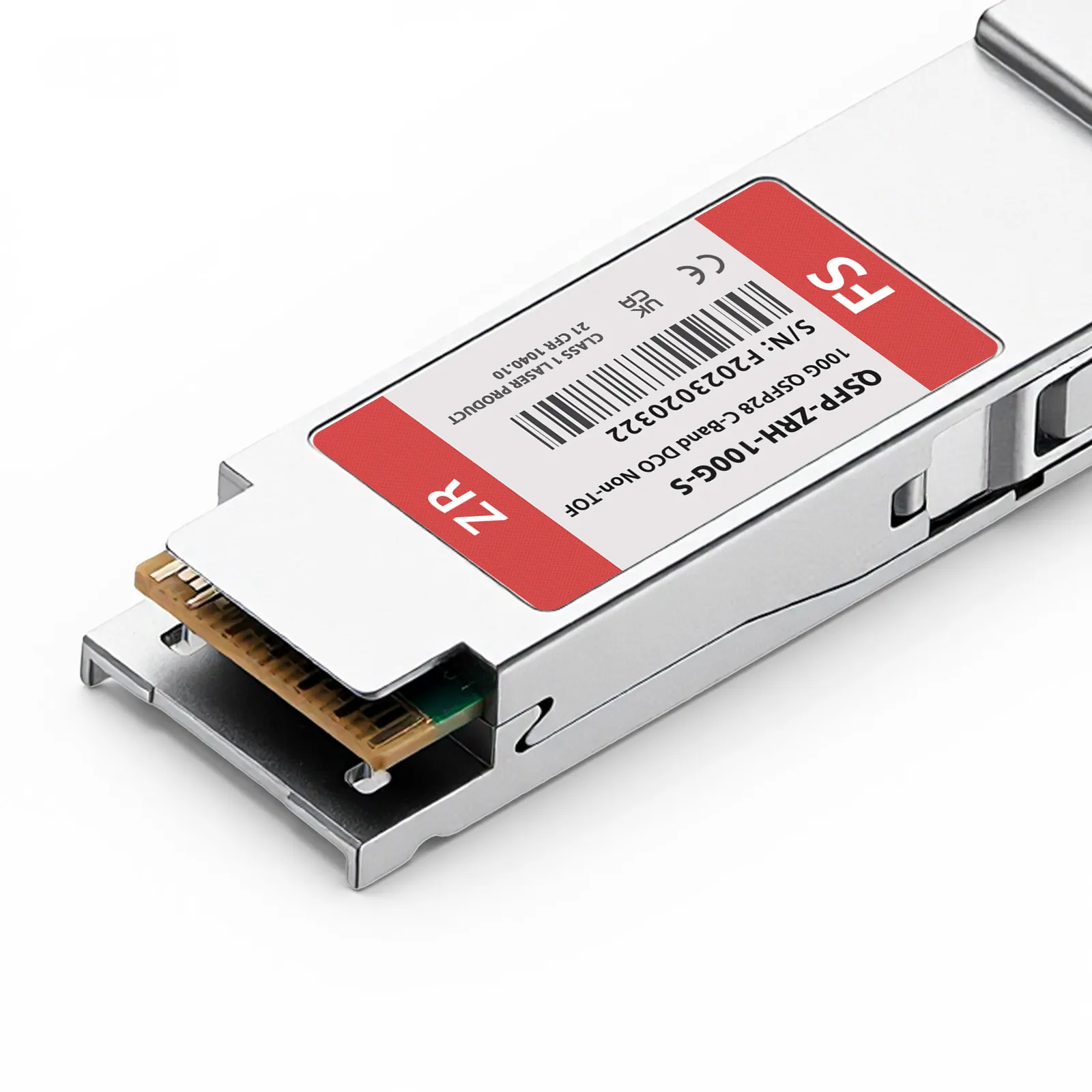 Customized QSFP28 High-Power w/o TOF DCO 100G DWDM C-band Tunable Coherent &le;120km Duplex LC/UPC SMF Transceiver Module