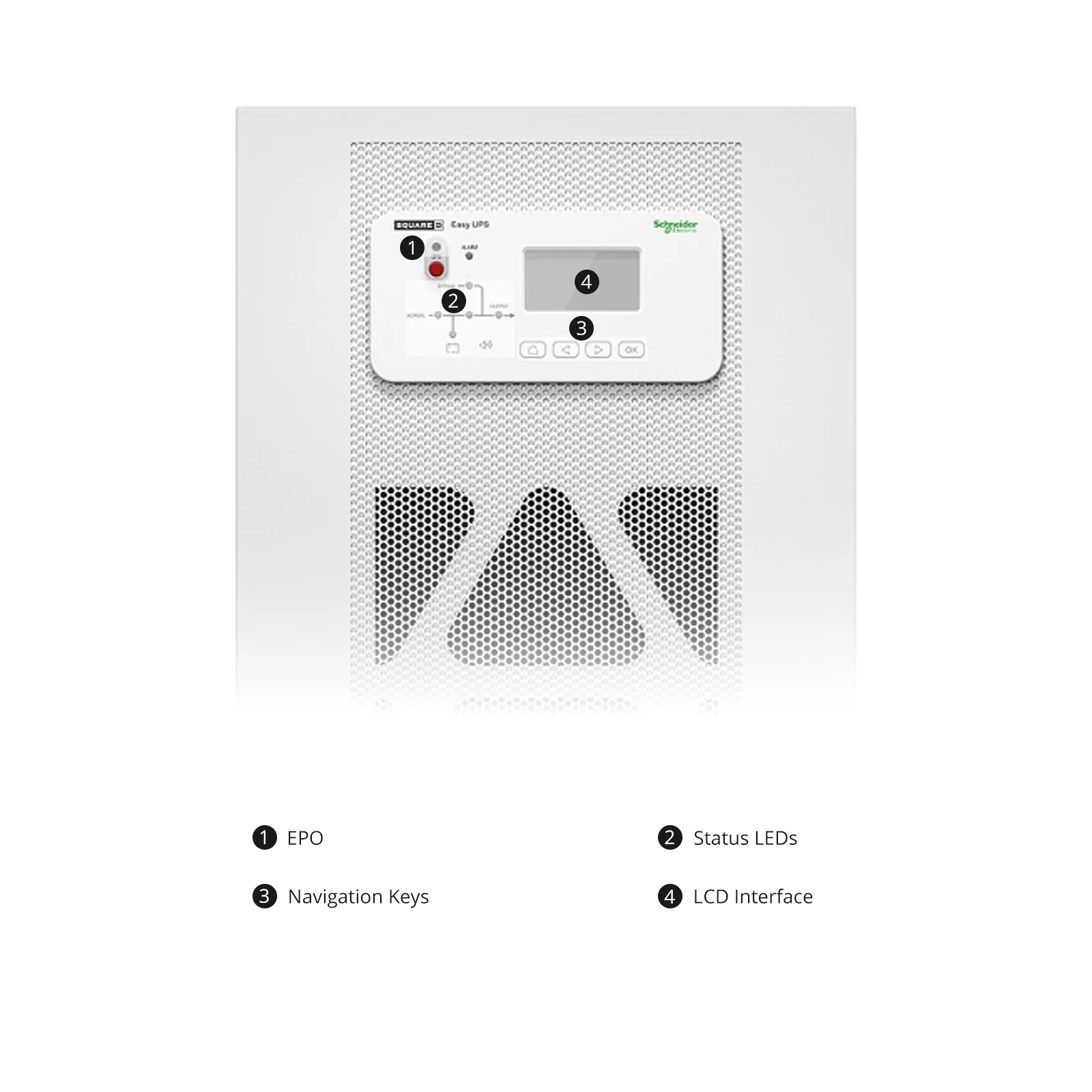 APC Easy UPS 3S, 15kVA/15kW, 208V, Hardwired 3PH+G Output, Parallel up to 4UPSs