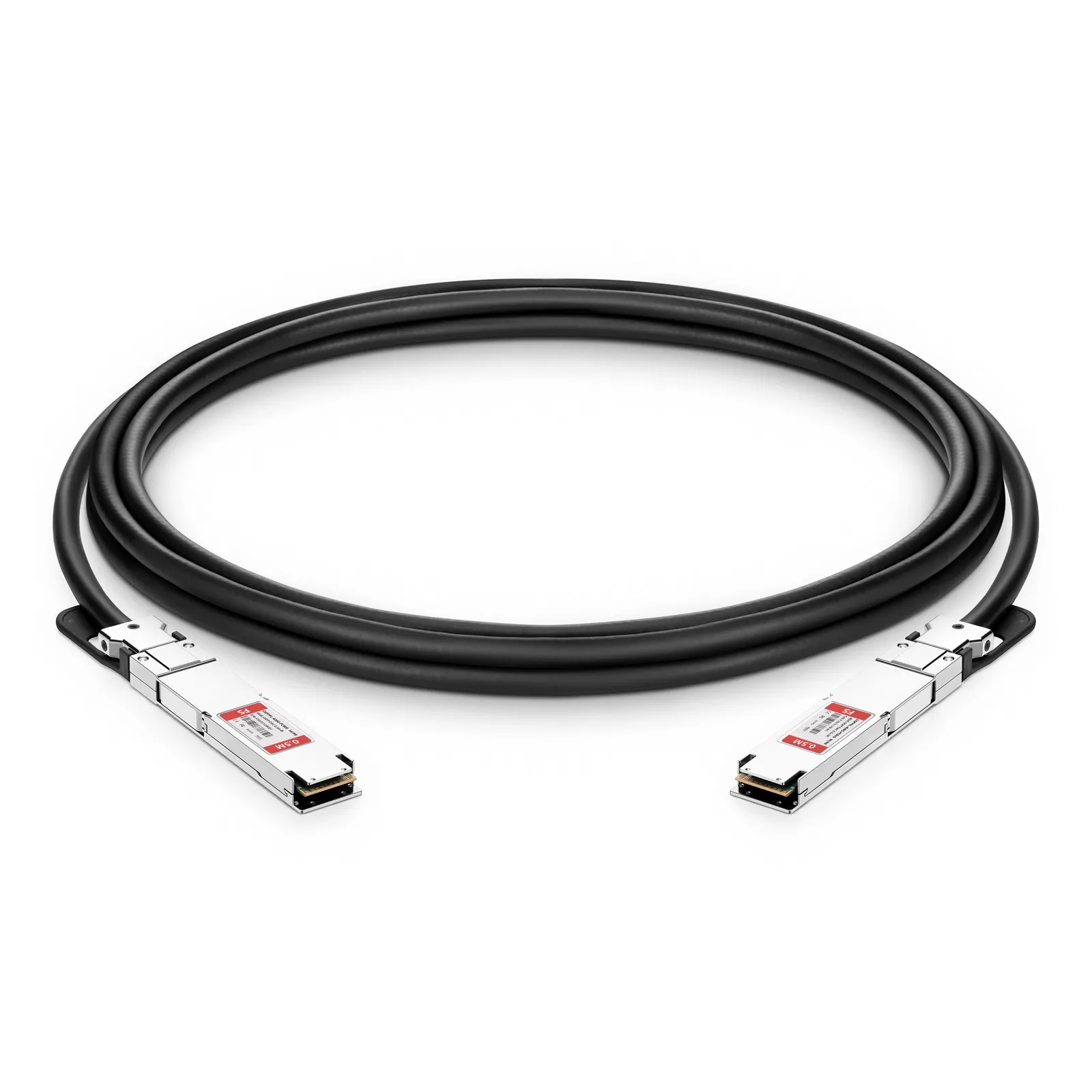 0.5m (2ft) NVIDIA/Mellanox Compatible 400G OSFP 4 x 100G PAM4 RHS/Flat Top InfiniBand NDR Passive Copper Twinax Cable