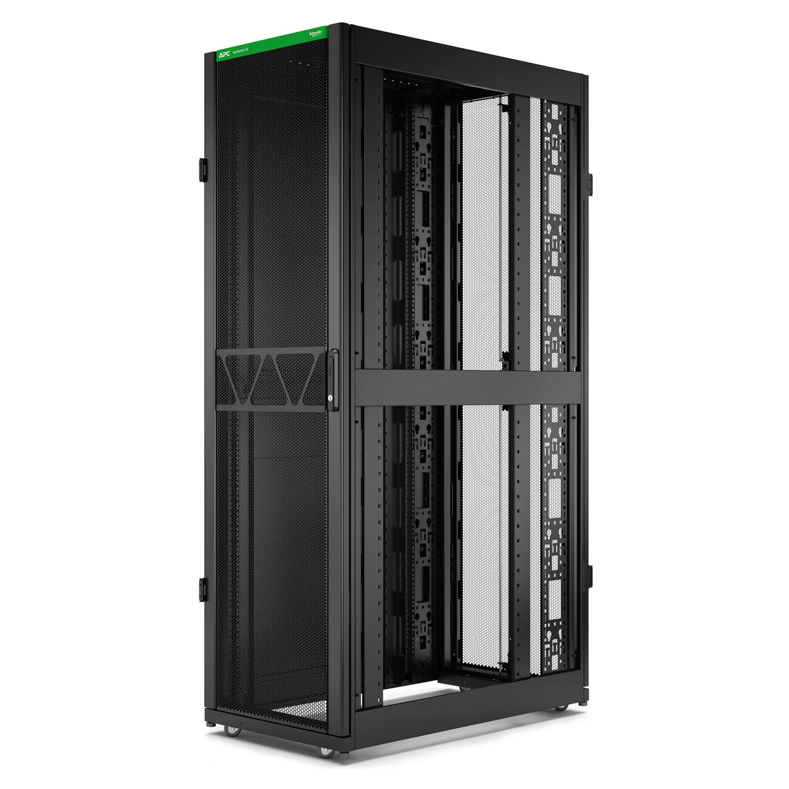 42U APC&trade; NetShelter SX Black Network & Server Cabinet 600 x 1070mm with Side Panels