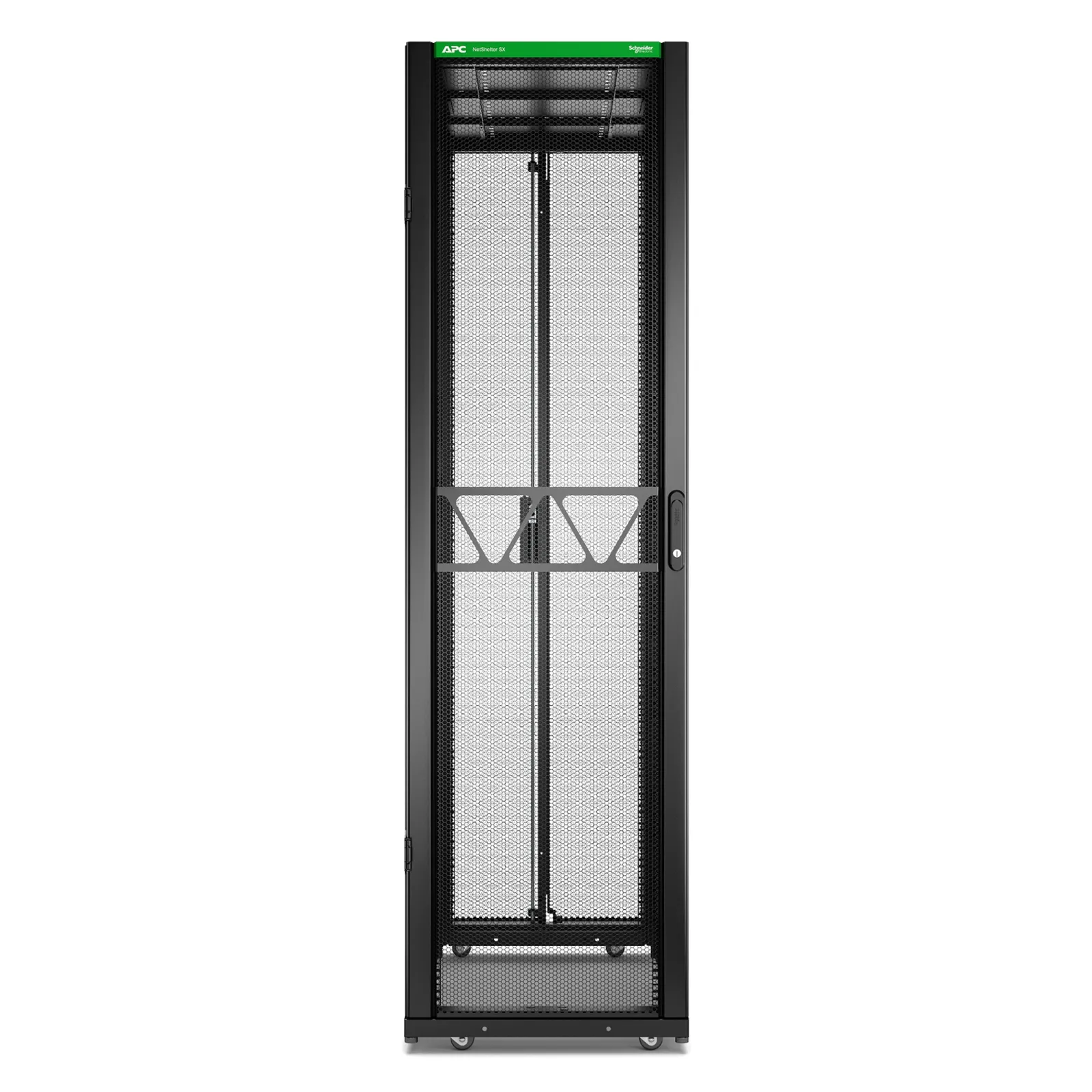 45U APC&trade; NetShelter SX Black Network & Server Cabinet 600 x 1200mm with Side Panels