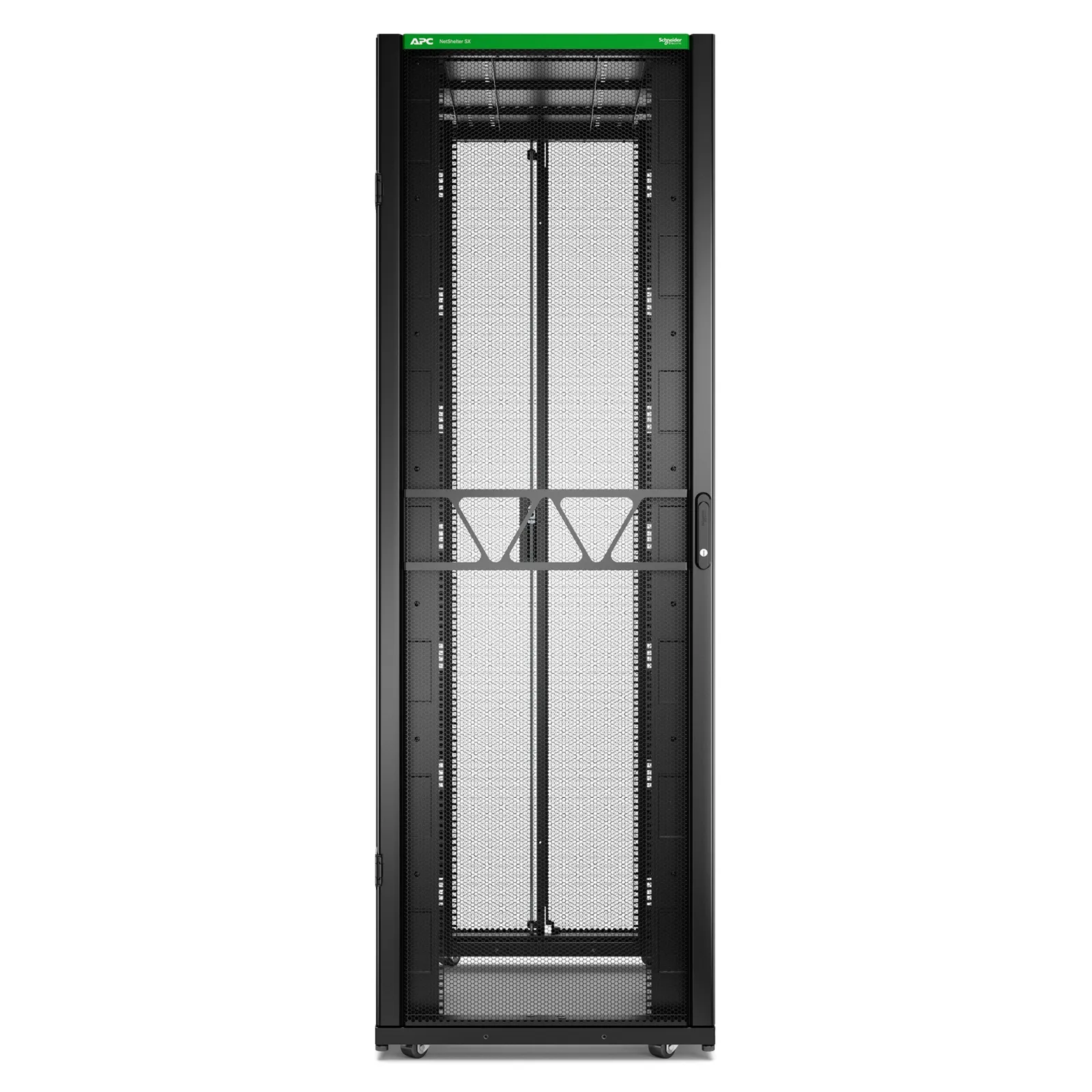 48U APC&trade; NetShelter SX Black Network & Server Cabinet 750 x 1200mm with Side Panels
