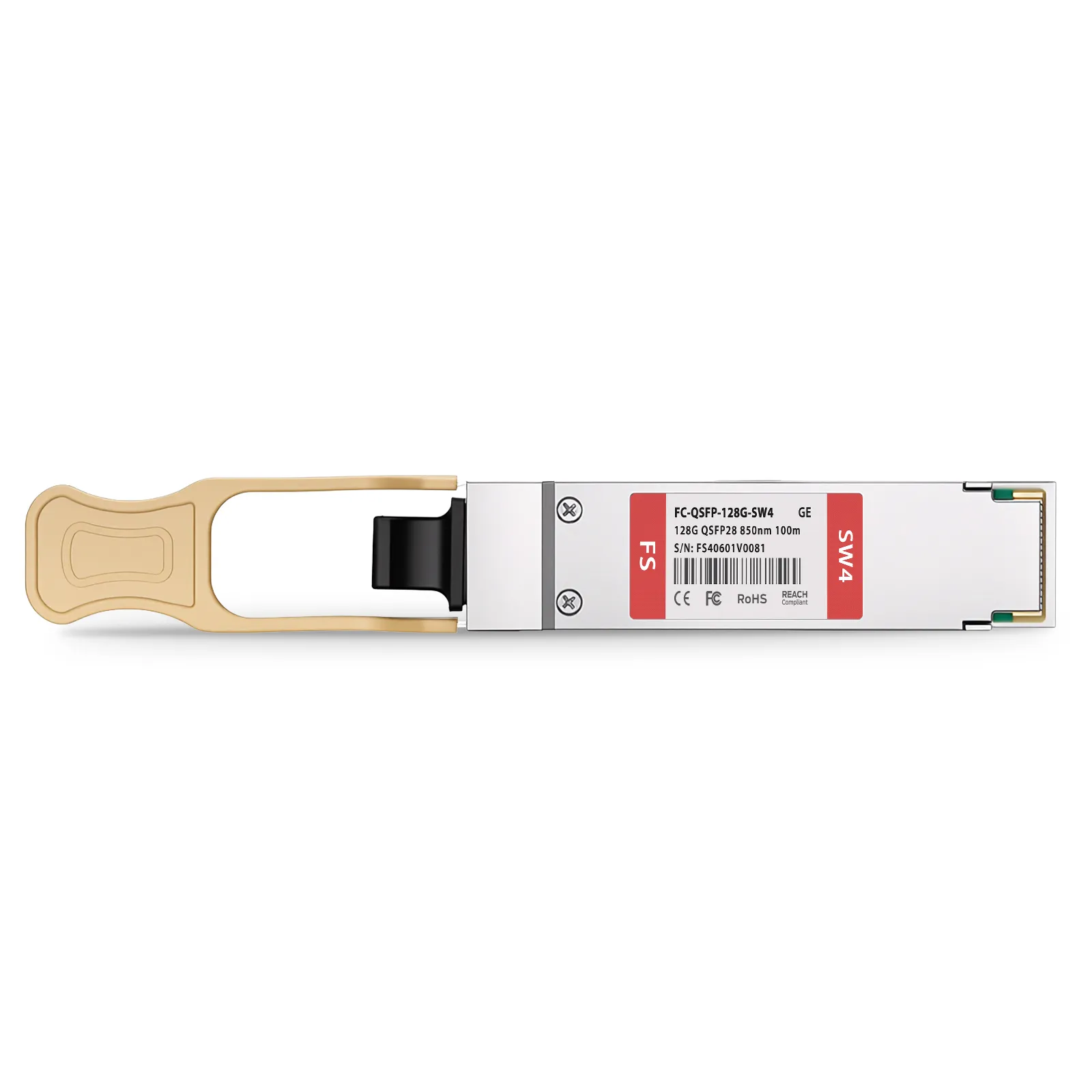 QSFP28 128G ファイバーチャネル対応 汎用 850nm 100m MPO-12/UPC MMF
