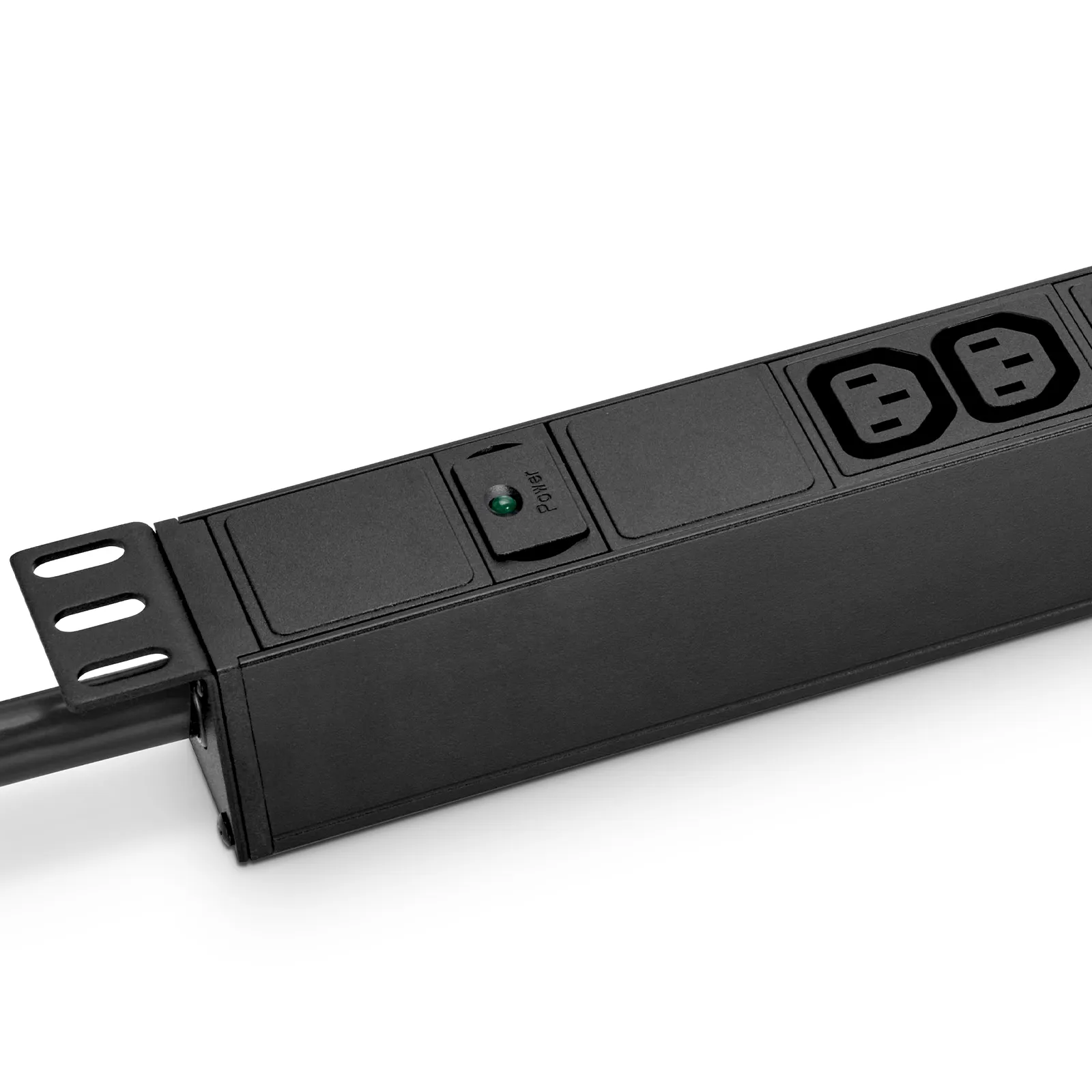 5.76kW Single-Phase 24A/230V Basic Rack PDU, 10 x C13 Outlets, NEMA L6-30P Plug, 10ft Cord, 1U Rack-Mount
