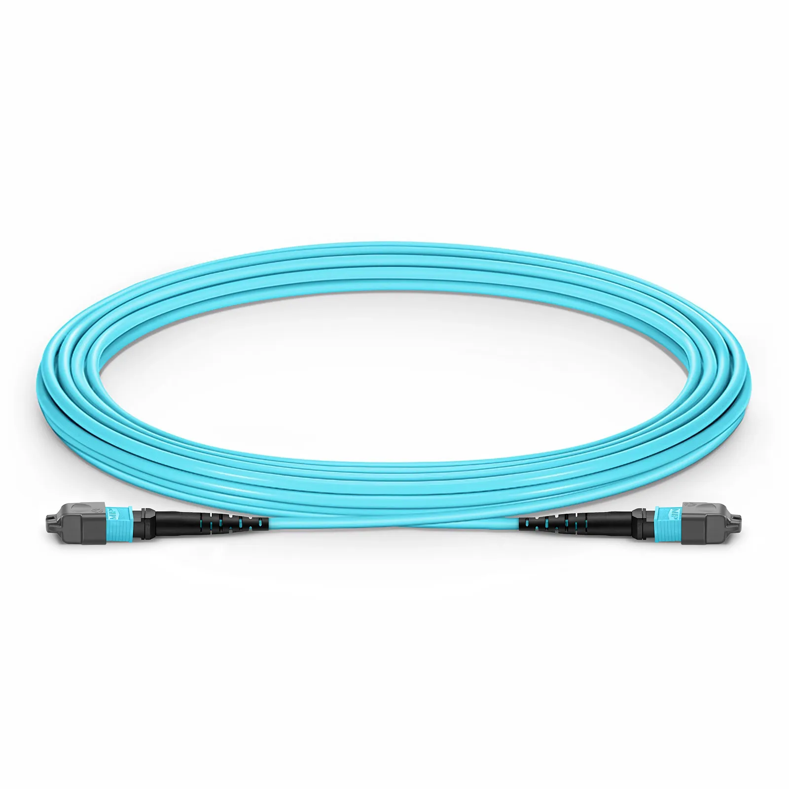 5m (16ft) MTP® Jumper, MTP®-12 UPC (Female) to MTP®-12 UPC (Female), 12 Fibers, Multimode (OM3), Plenum (OFNP), 0.35dB Max, Type A