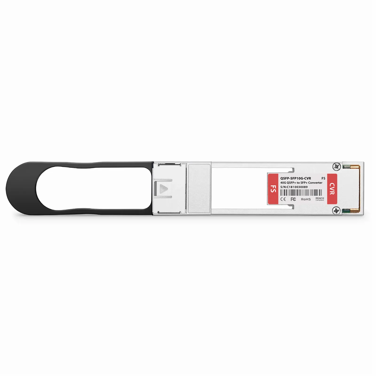FSスイッチ用 QSFP+ 40G/SFP+ 10Gアダプタコンバーターモジュール - FS 