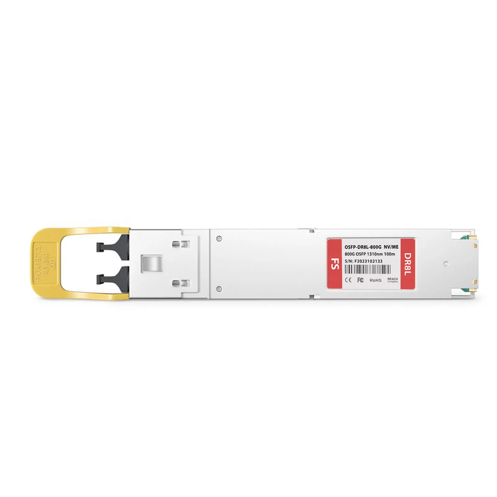 NVIDIA/Mellanox MMS4X00-NS Compatible 800GBASE 2 x DR4/DR8 OSFP IHS/Finned Top 8 x 100G PAM4 1310nm 100m Dual MPO-12/APC SMF Ethernet Transceiver Module