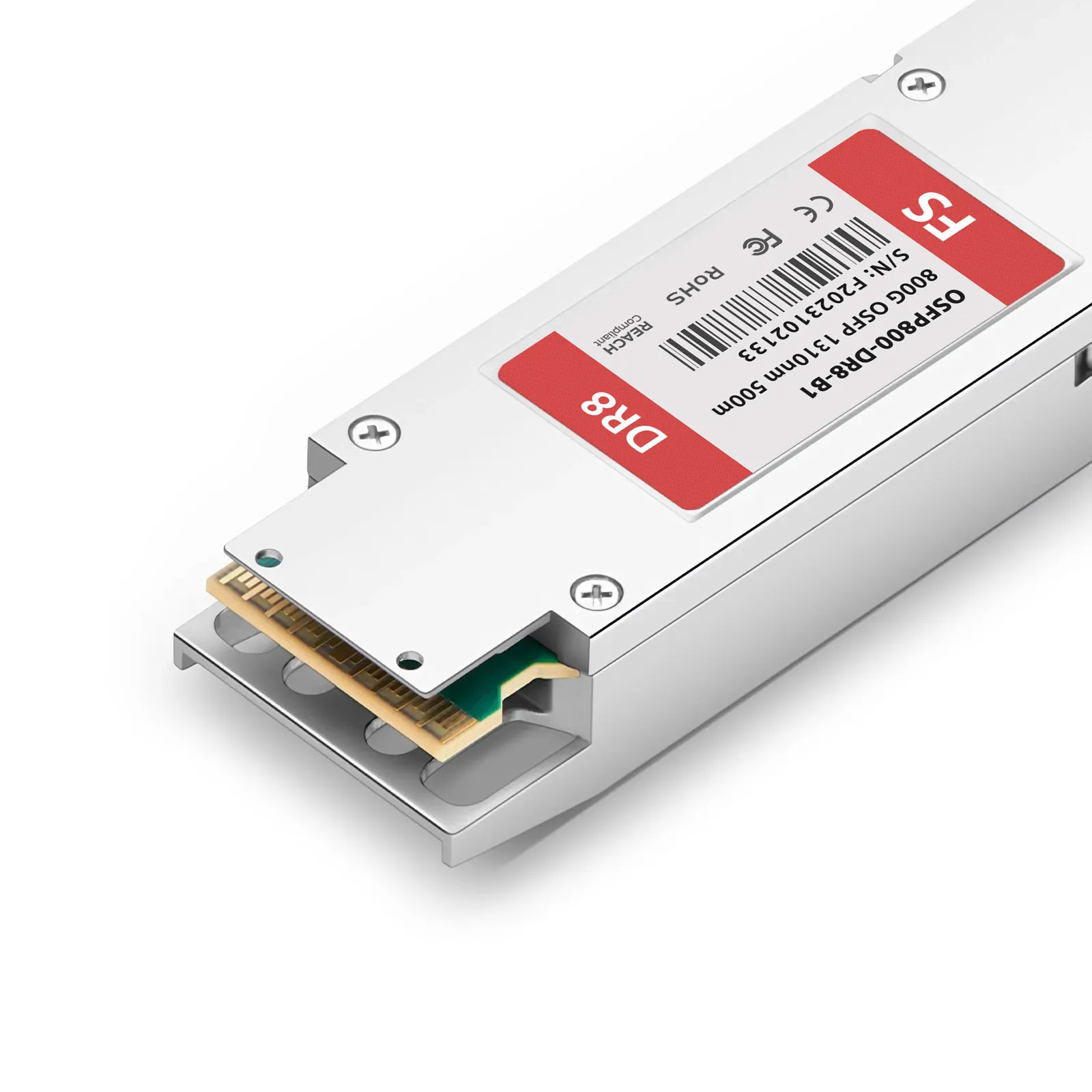 Customized 800GBASE-DR8 OSFP IHS/Finned Top 8 x 100G PAM4 1310nm