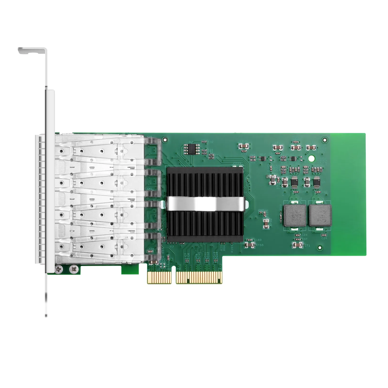 Intel I350-AM4 Based Ethernet Network Interface Card, 1G Quad-Port