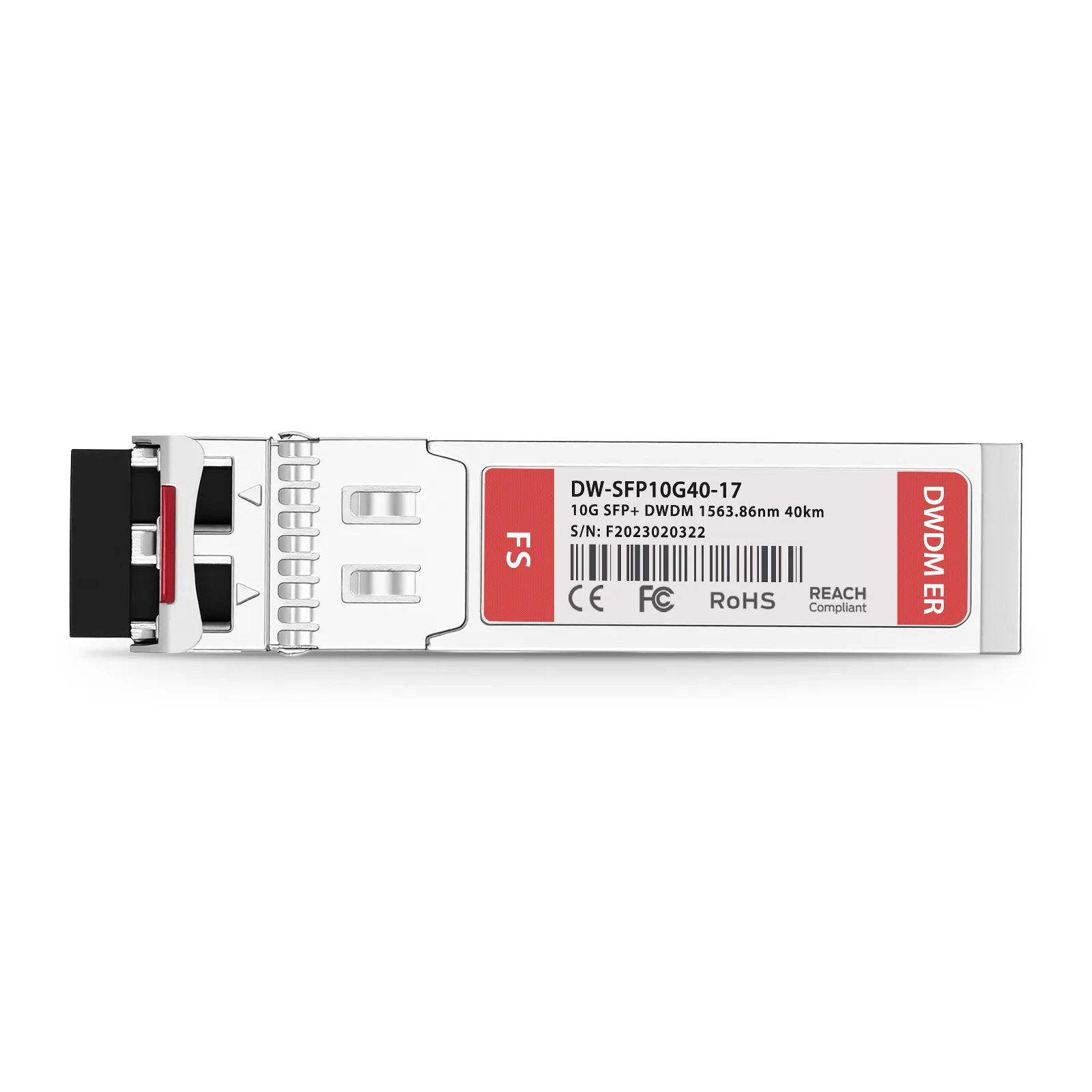 Cisco C17 DWDM-SFP10G-63.86 Compatible SFP+ 10G DWDM 1563.86nm 100GHz 40km Duplex LC/UPC SMF Transceiver Module