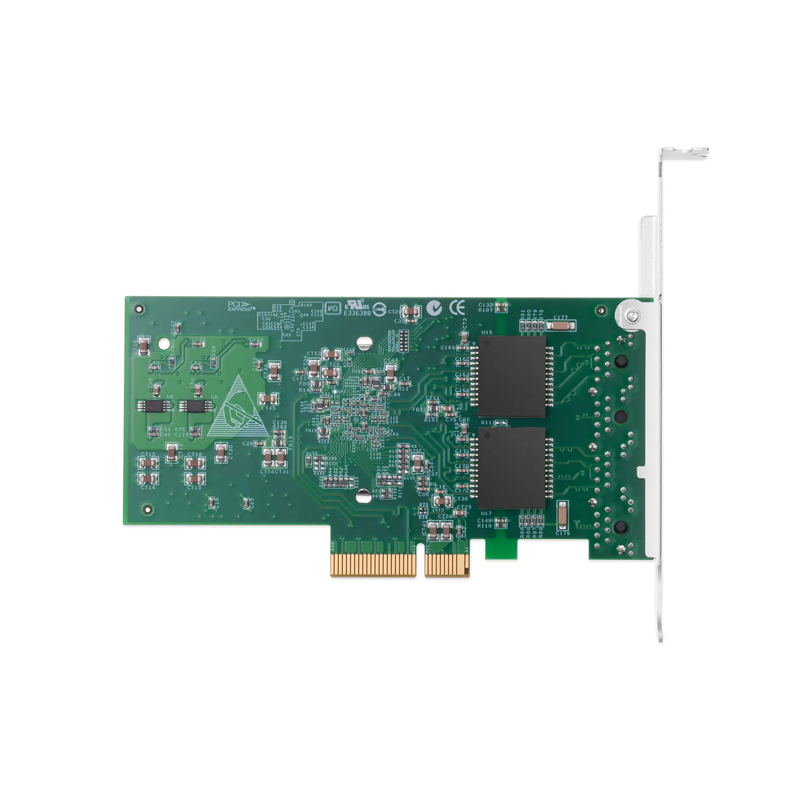 Intel I350-AM4 Based Ethernet Network Interface Card, 1G Quad-Port