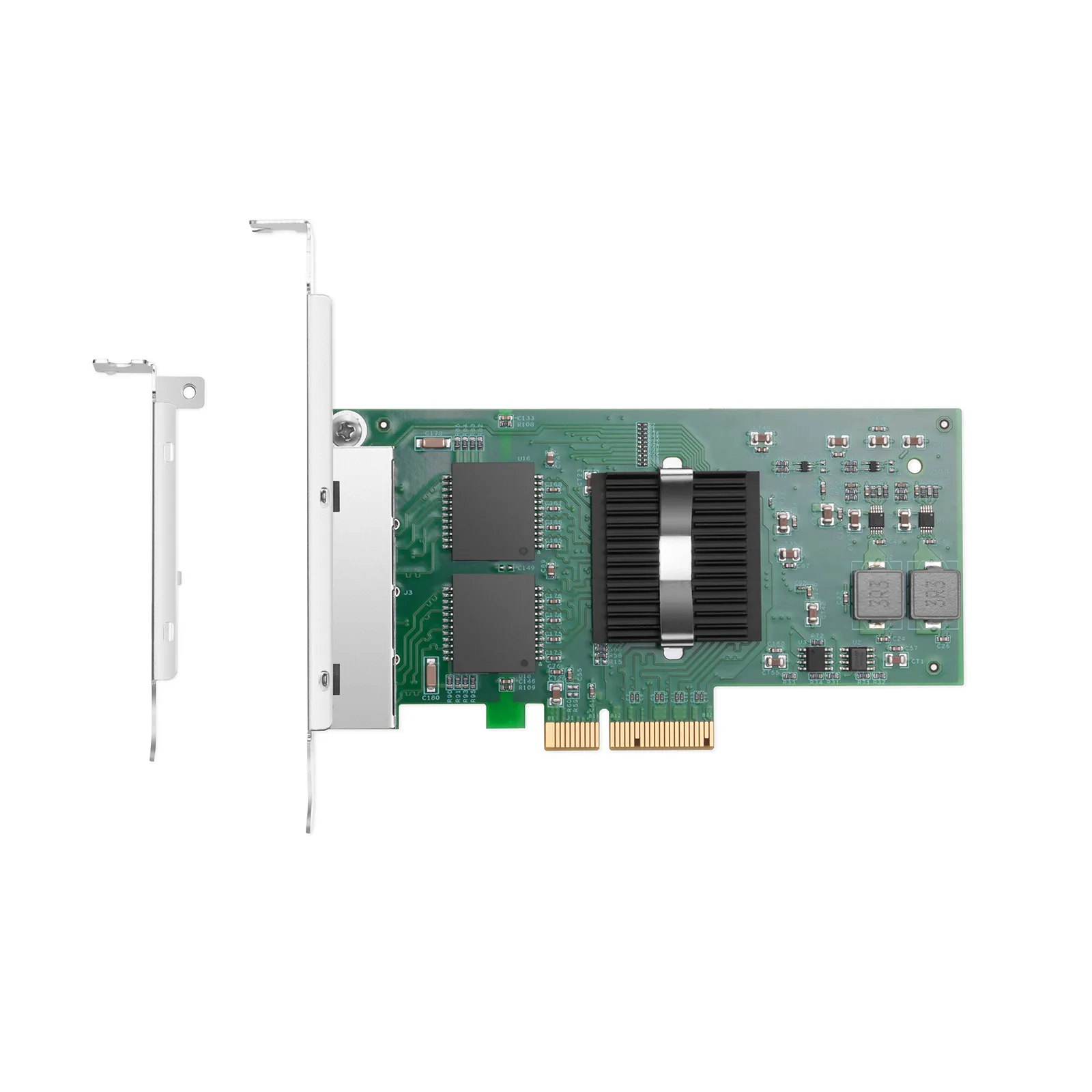 Intel I350-AM4 Based Ethernet Network Interface Card, 1G Quad-Port