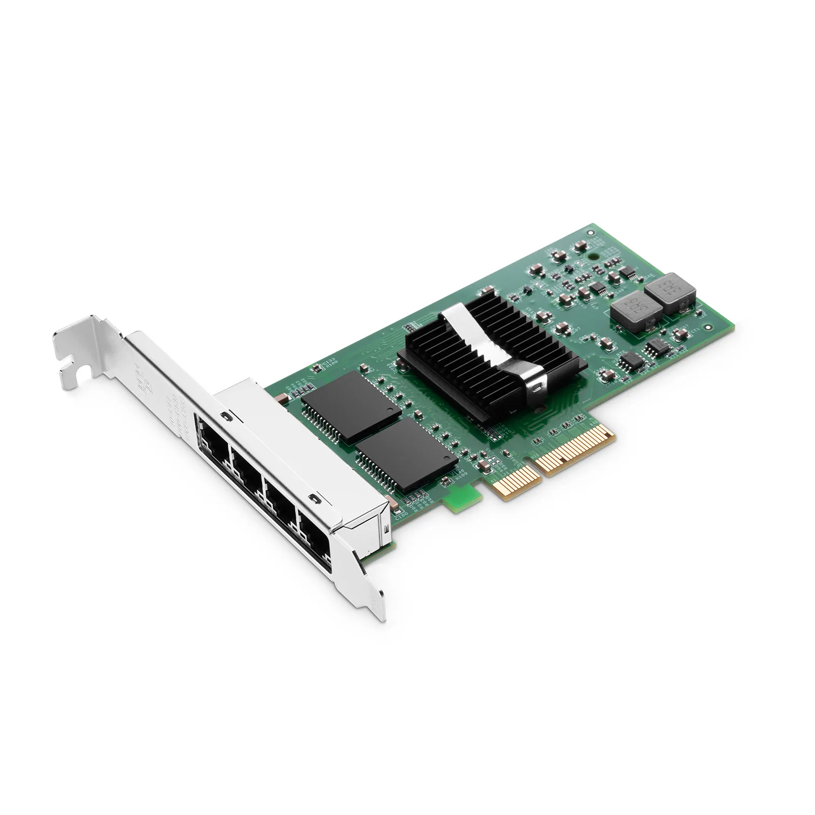 Carte PCIe PoE X4 Gigabit Ethernet - 4 Ports Intel I350AM4 - NEUVE