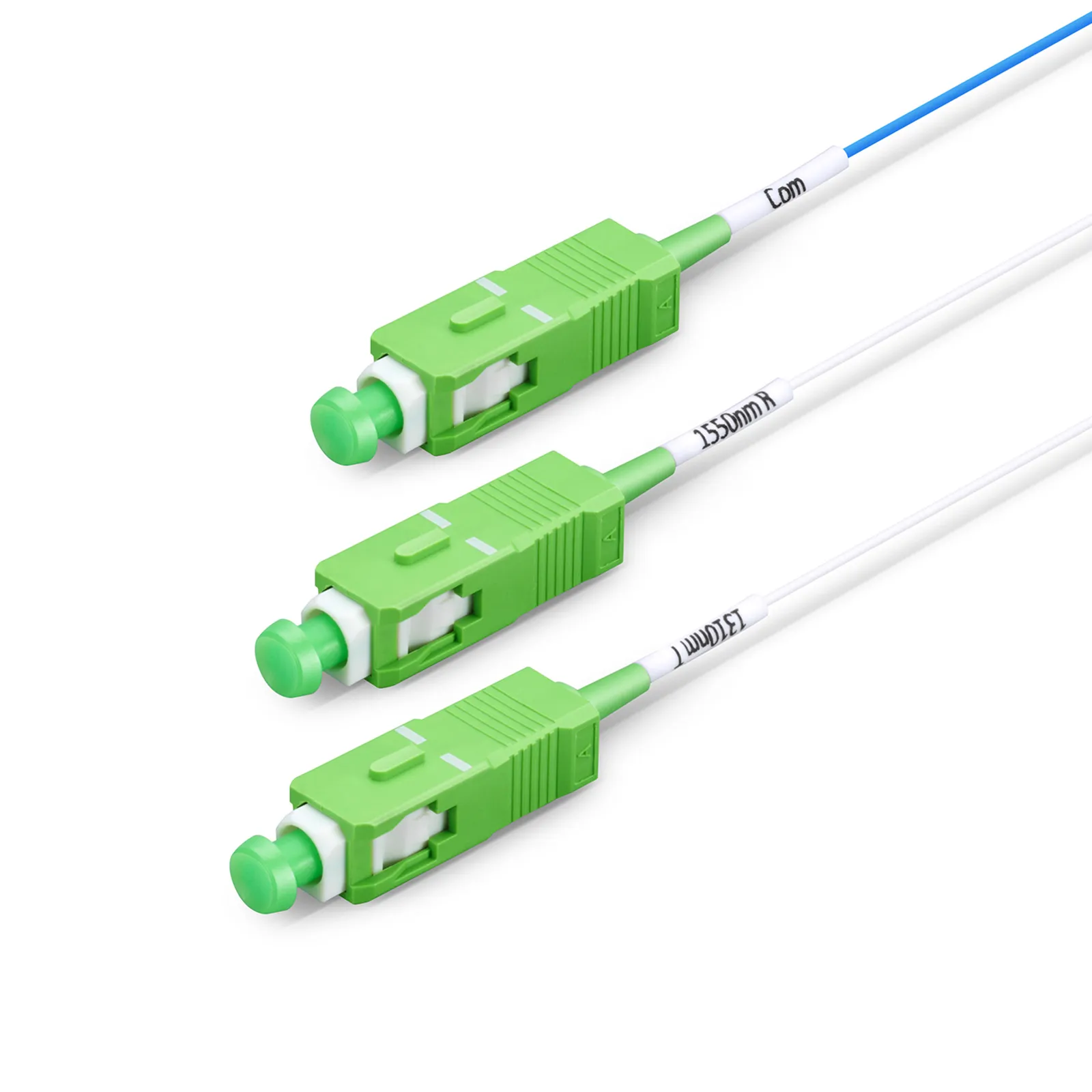 FWDM-T13R15-AB-90-SCA-15, T1310/R1550nm Filter Wavelength Division Multiplexer, ABS Module, SC/APC, 900&mu;m, 1.5m