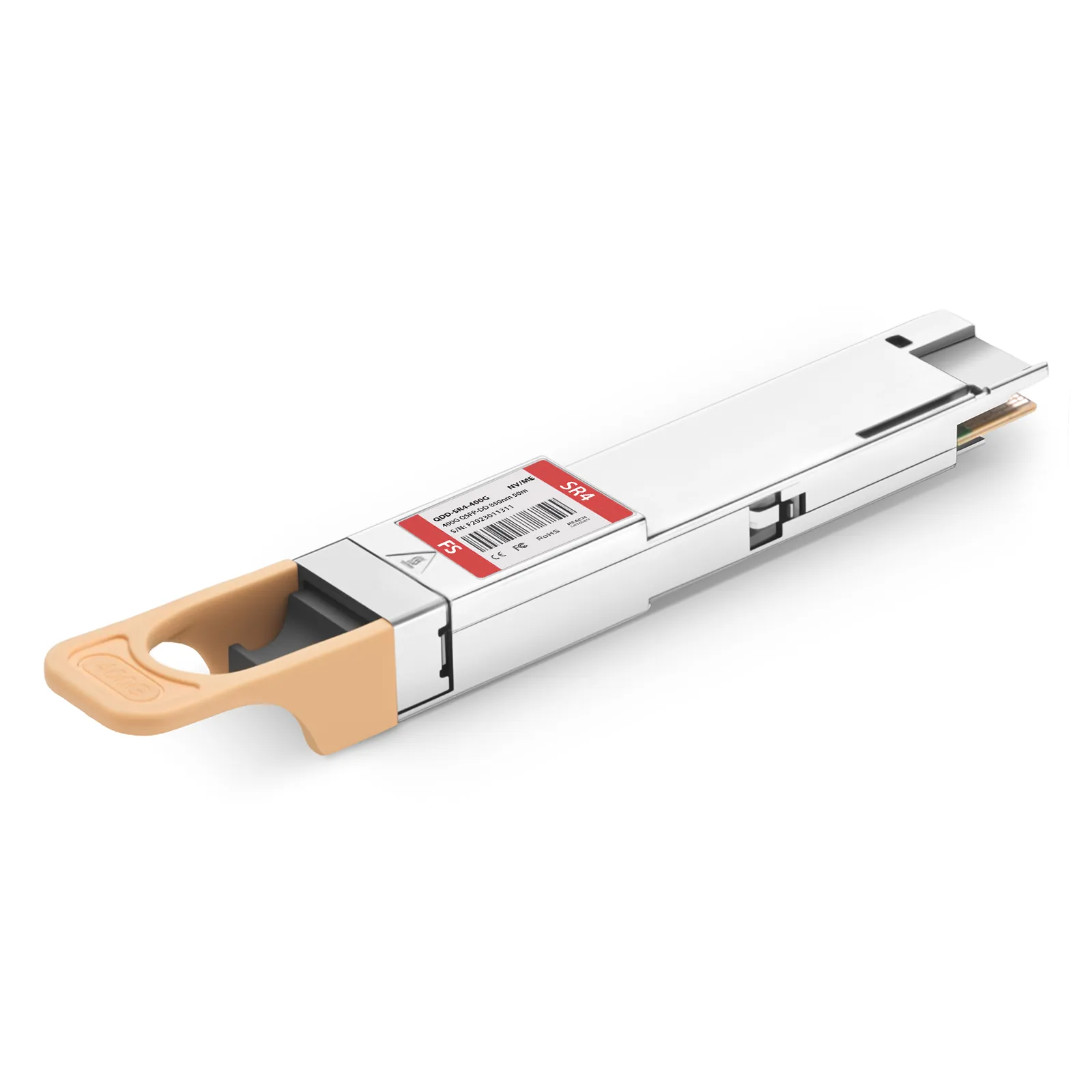 Customized 400GBASE-SR4 QSFP-DD 8 x 50G PAM4 850nm 50m MPO-12/APC MMF Transceiver Module