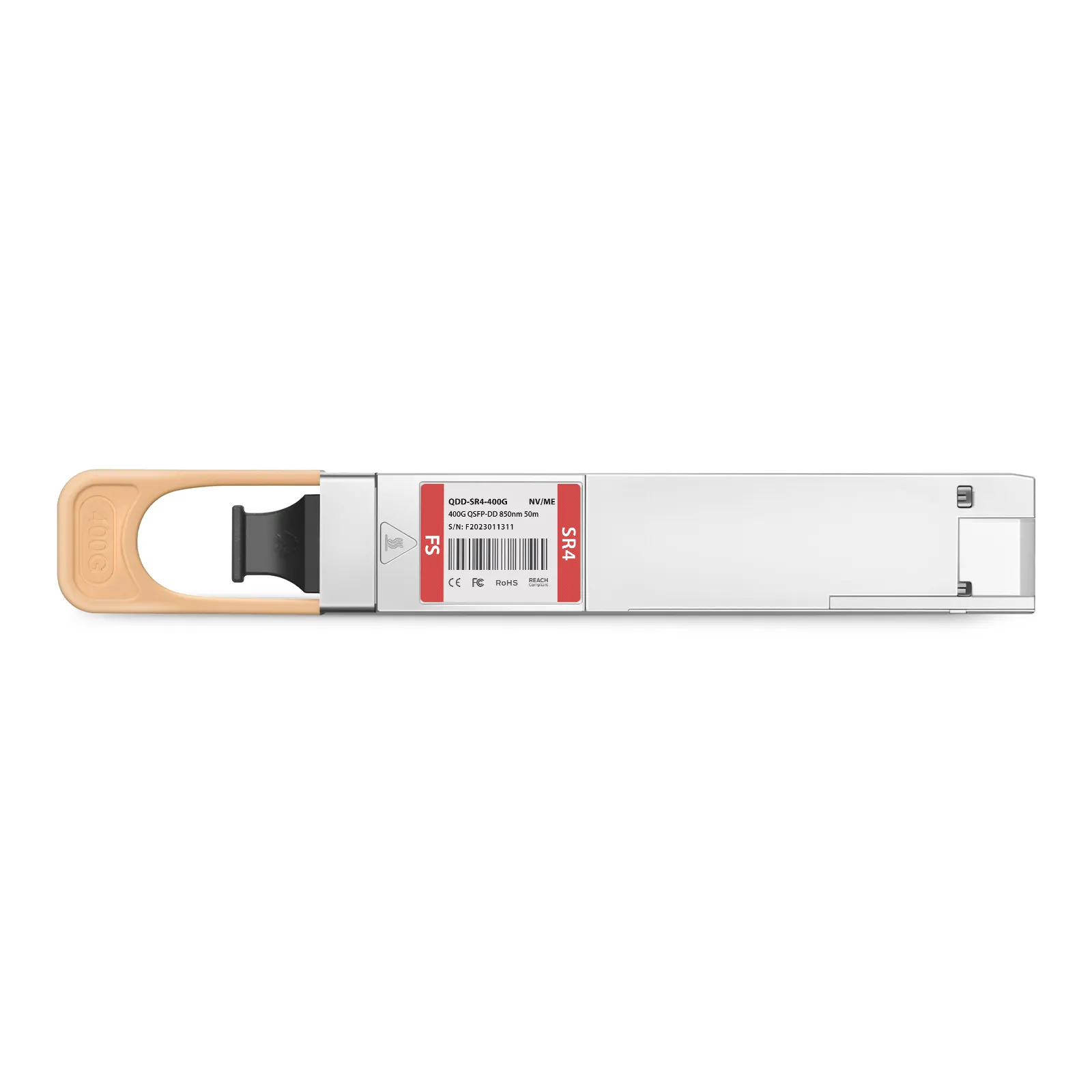 Customized 400GBASE-SR4 QSFP-DD 8 x 50G PAM4 850nm 50m MPO-12/APC MMF Transceiver Module