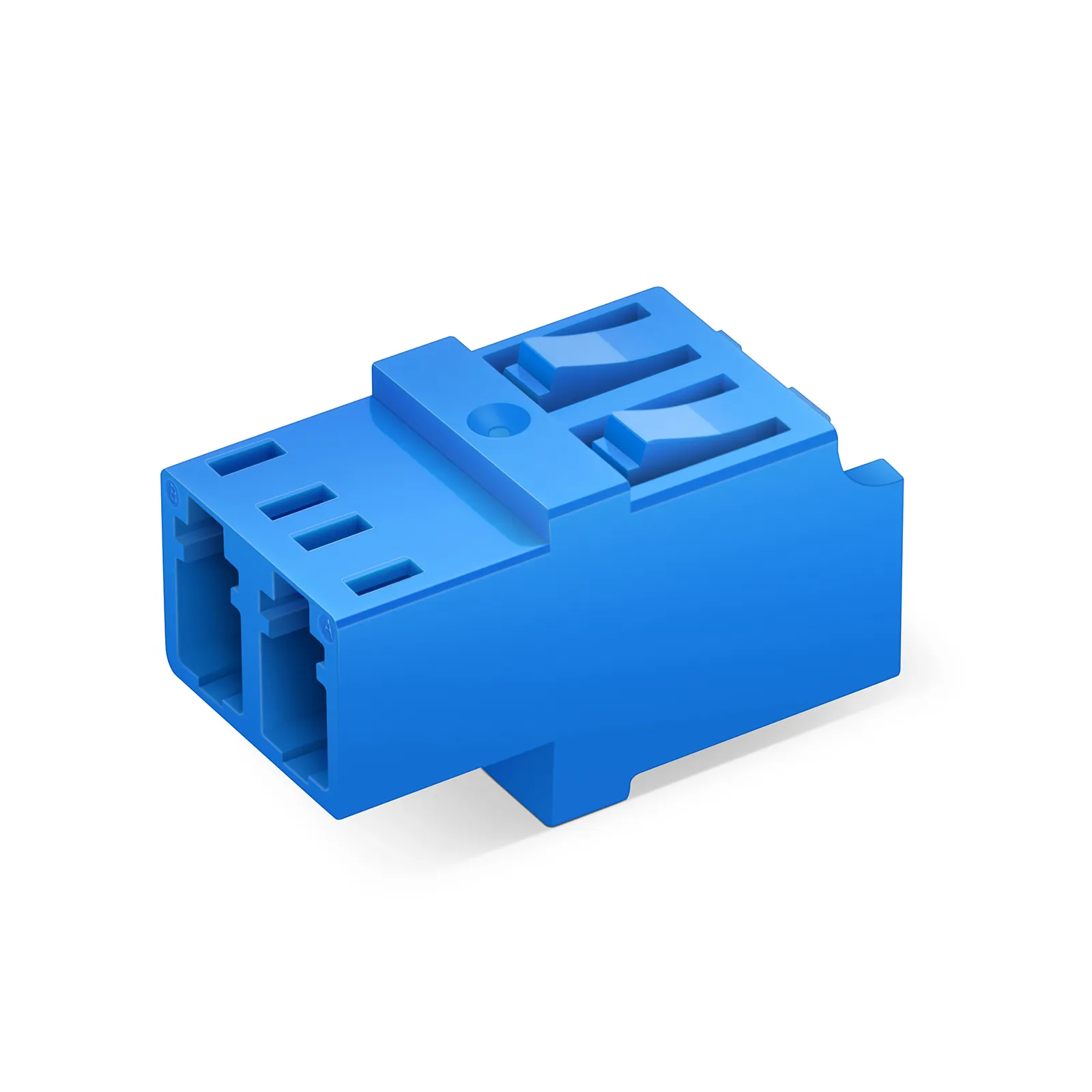 LC/UPC to LC/UPC Duplex OS2 Single Mode Fiber Optic Adapter/Coupler without Flange, 10Pcs/Pack