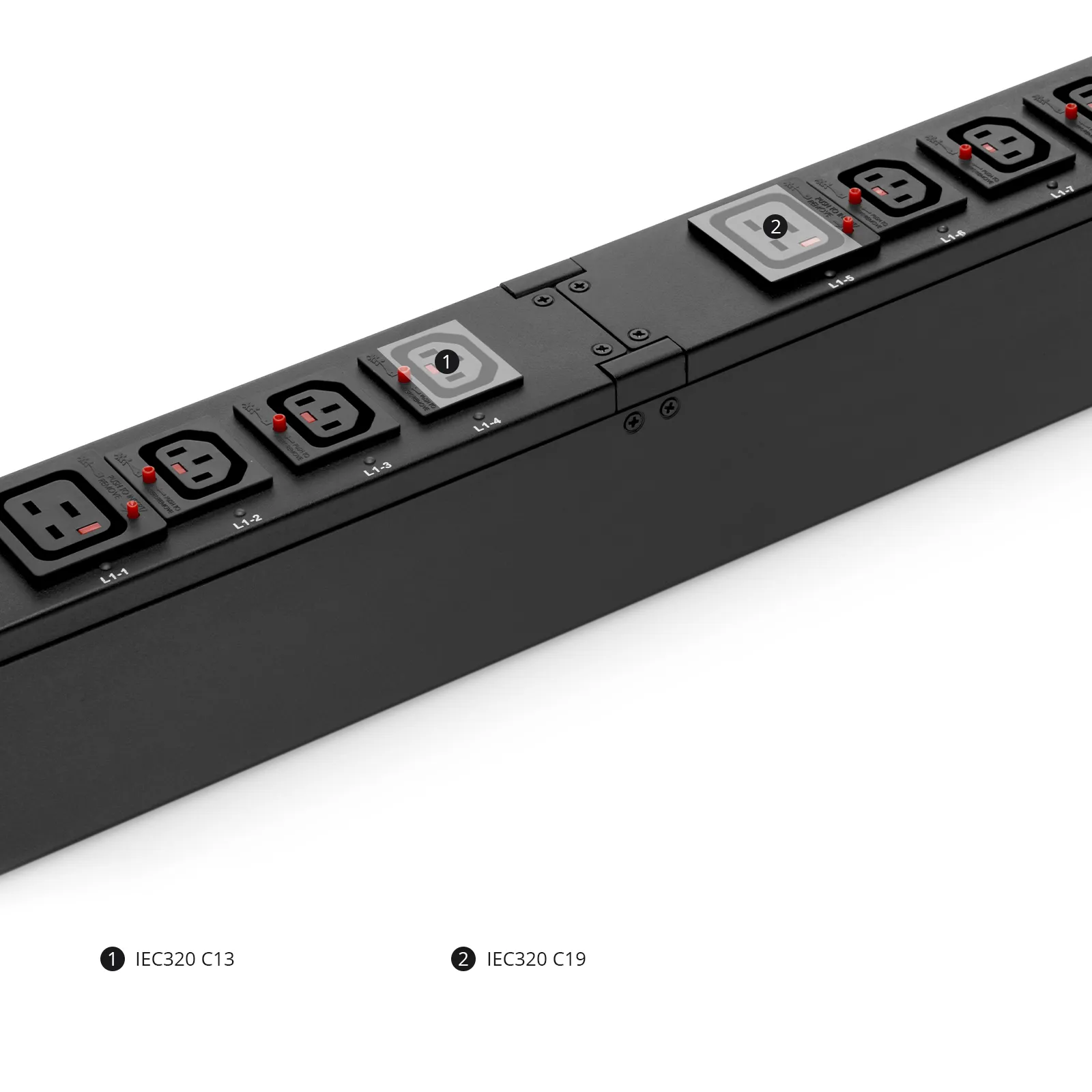 7.20kW Single-Phase 30A/240V Switched Rack PDU, 21 x C13 & 3 x C19 Outlets, NEMA L6-30P Plug, 10ft Cord, 0U Vertical