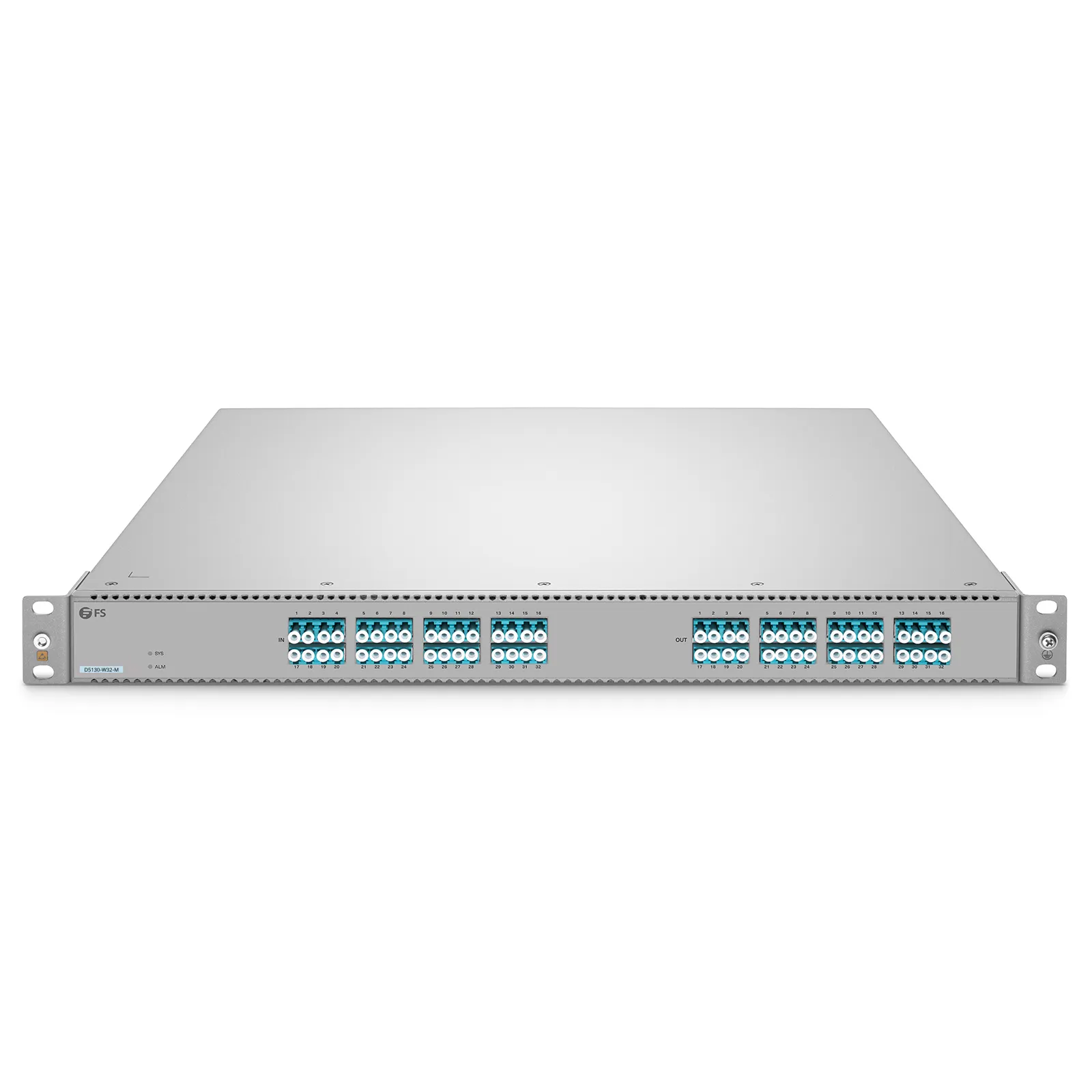 D5130-W32-M Multimode Low Loss All-Optical Circuit Switch, 32 x 32 Ports, Redundant AC PSUs, Support WebGUI Network Management