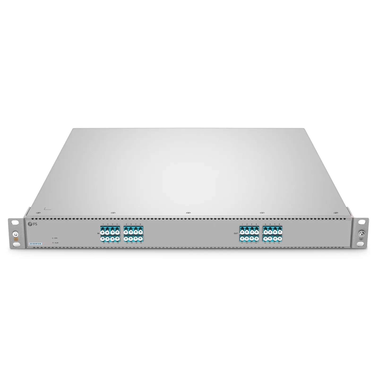 D5130-W16-M Multimode Low Loss All-Optical Circuit Switch, 16 x 16 Ports, Redundant AC PSUs, Support WebGUI Network Management