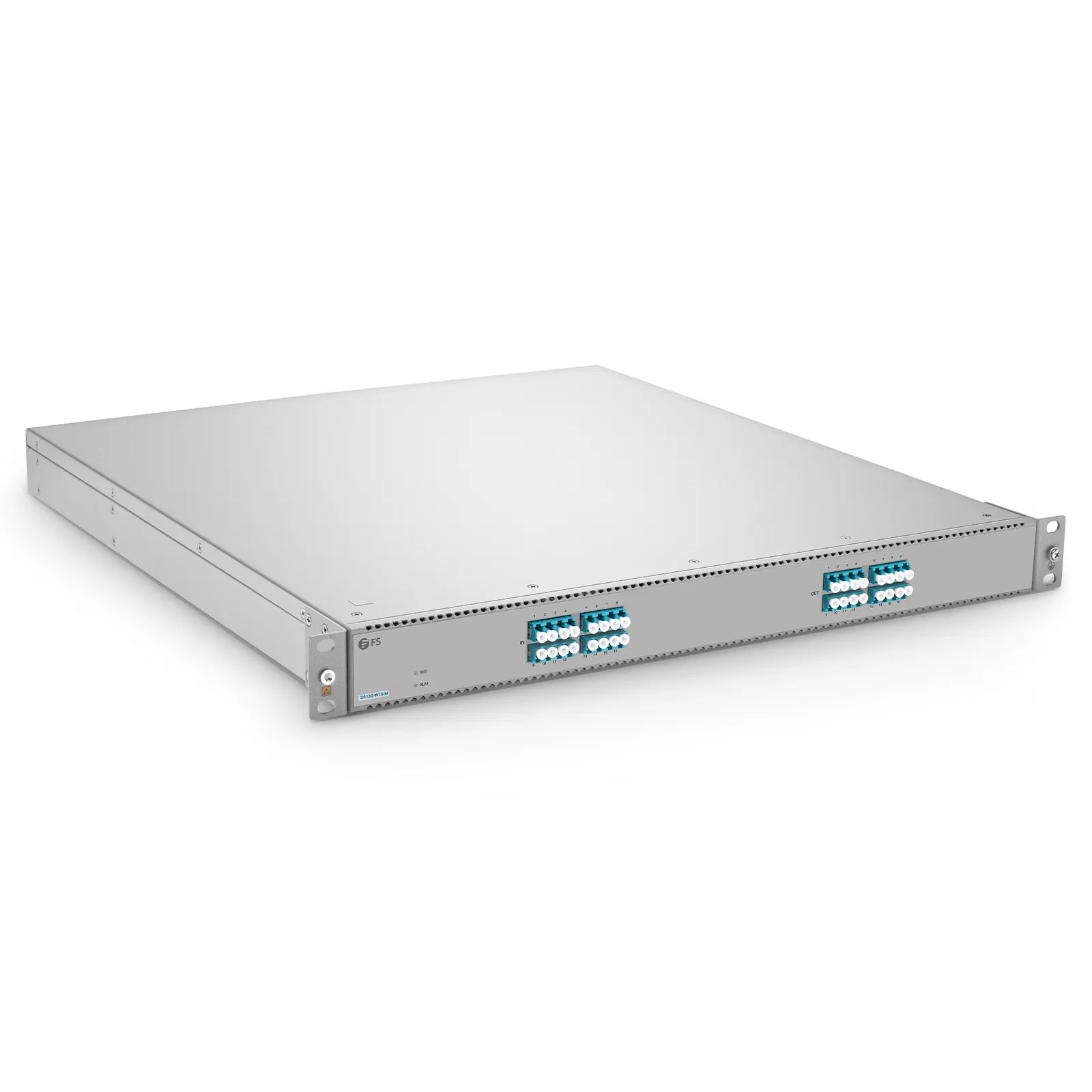 D5130-W16-M Multimode Low Loss All-Optical Circuit Switch, 16 x 16 Ports, Redundant AC PSUs, Support WebGUI Network Management