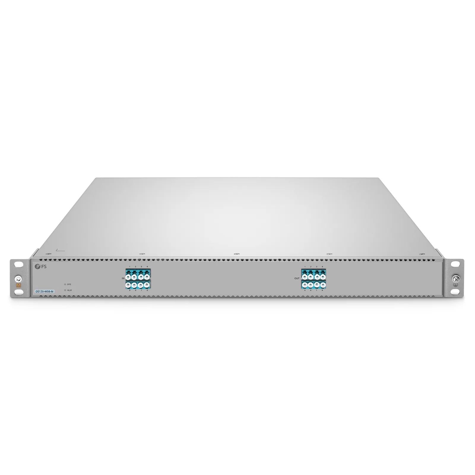 D5130-W08-M Multimode Low Loss All-Optical Circuit Switch, 8 x 8 Ports, Redundant AC PSUs, Support WebGUI Network Management