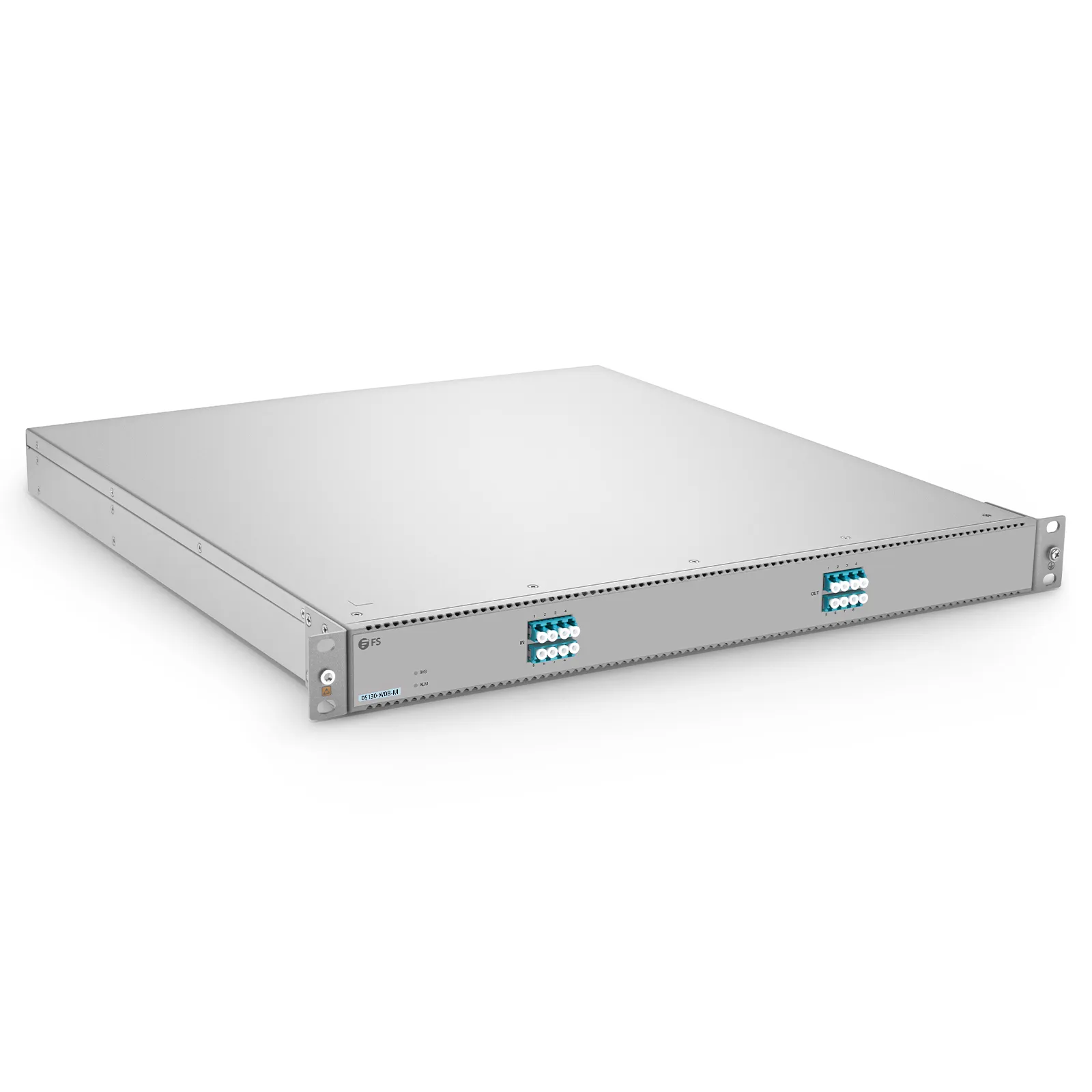 D5130-W08-M Multimode Low Loss All-Optical Circuit Switch, 8 x 8 Ports, Redundant AC PSUs, Support WebGUI Network Management