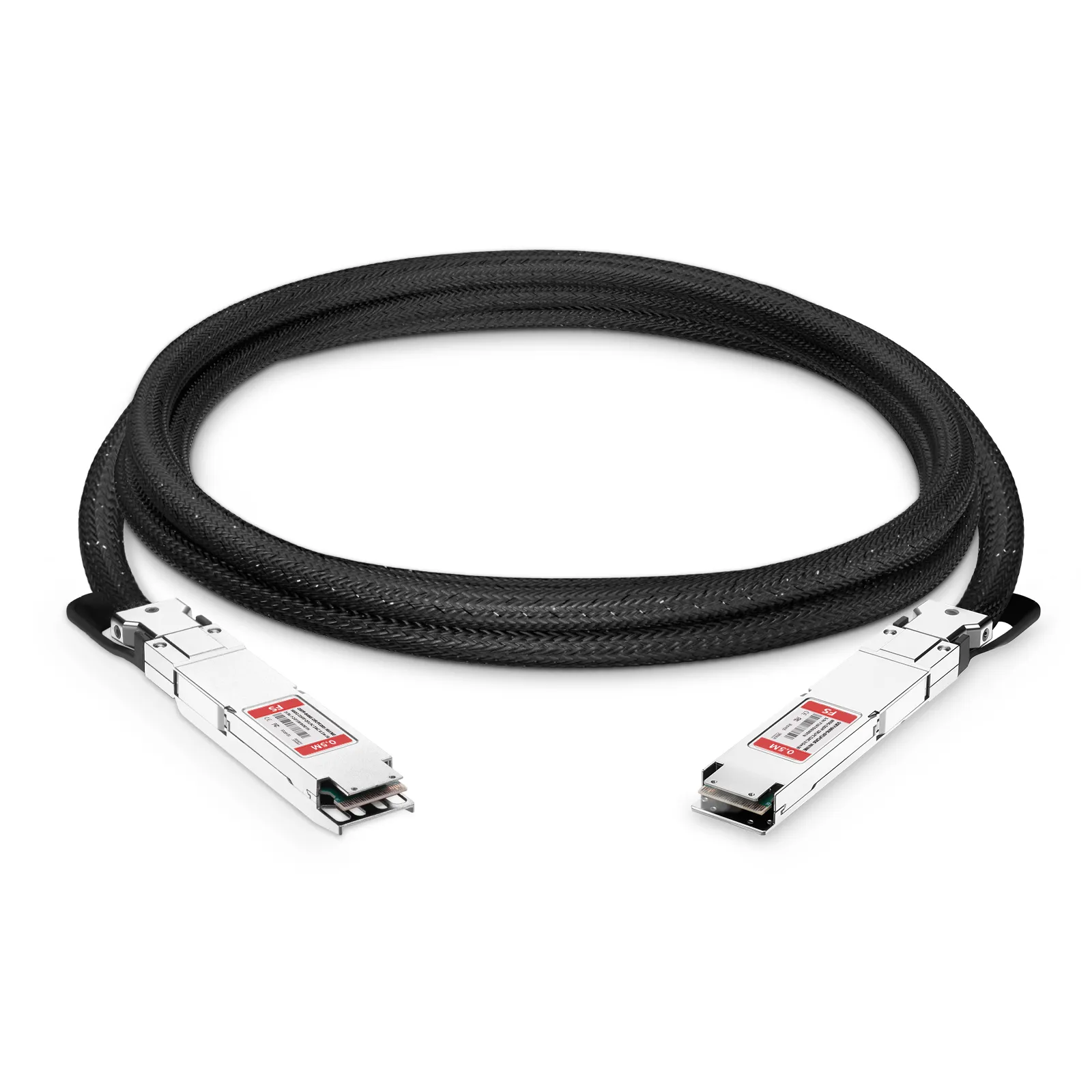 0.5m (2ft) NVIDIA/Mellanox MCP4Y10-N00A-FLT Compatible 800G OSFP 8 x 100G PAM4 IHS/Finned Top to OSFP 8 x 100G PAM4 RHS/Flat Top InfiniBand NDR Passive Copper Twinax Cable