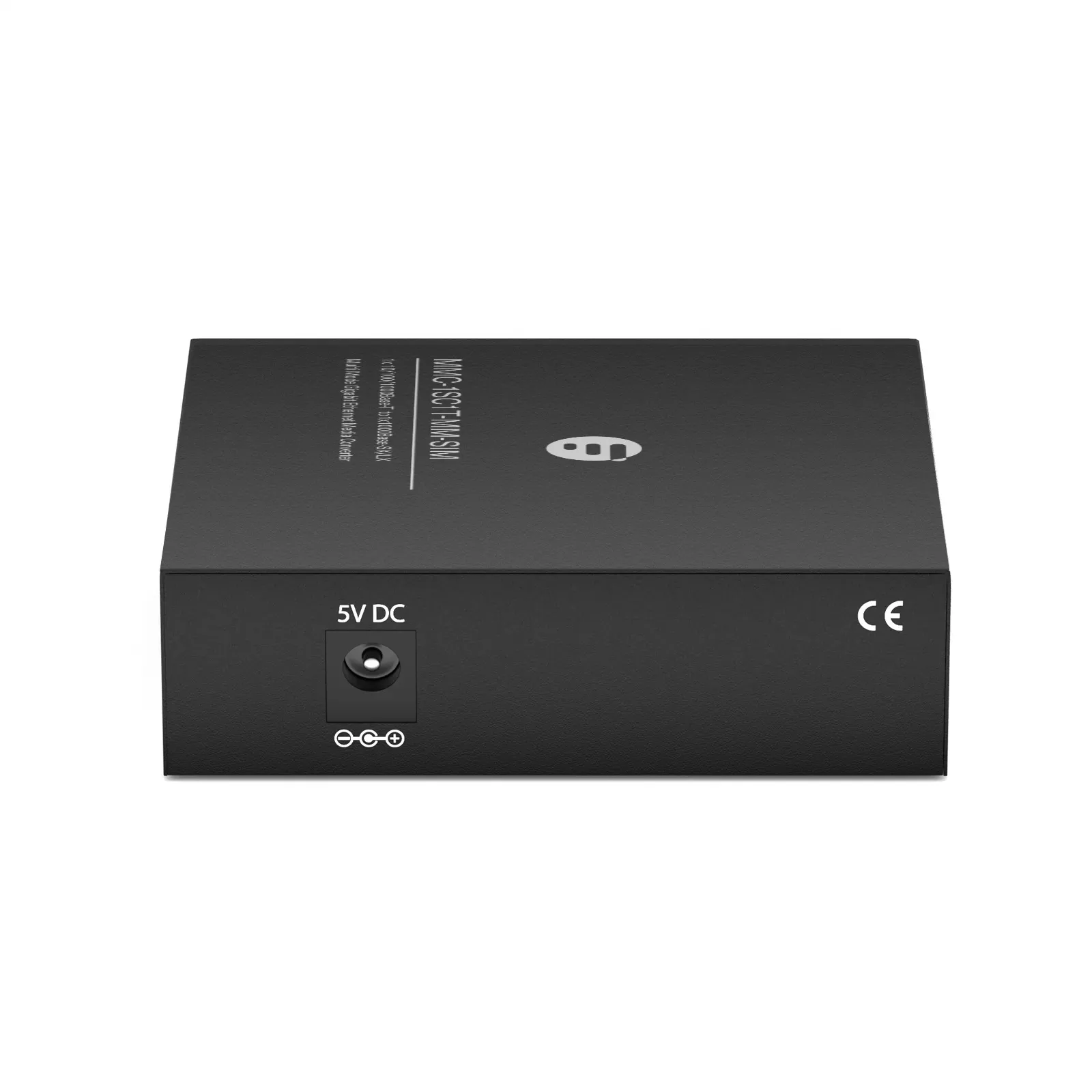 1x 10/100/1000Base-T RJ45 to 1x 1000Base-SX/LX Multimode SC Duplex 850nm 550m Gigabit Ethernet Media Converter, Slide-in Module, American Plug Standard