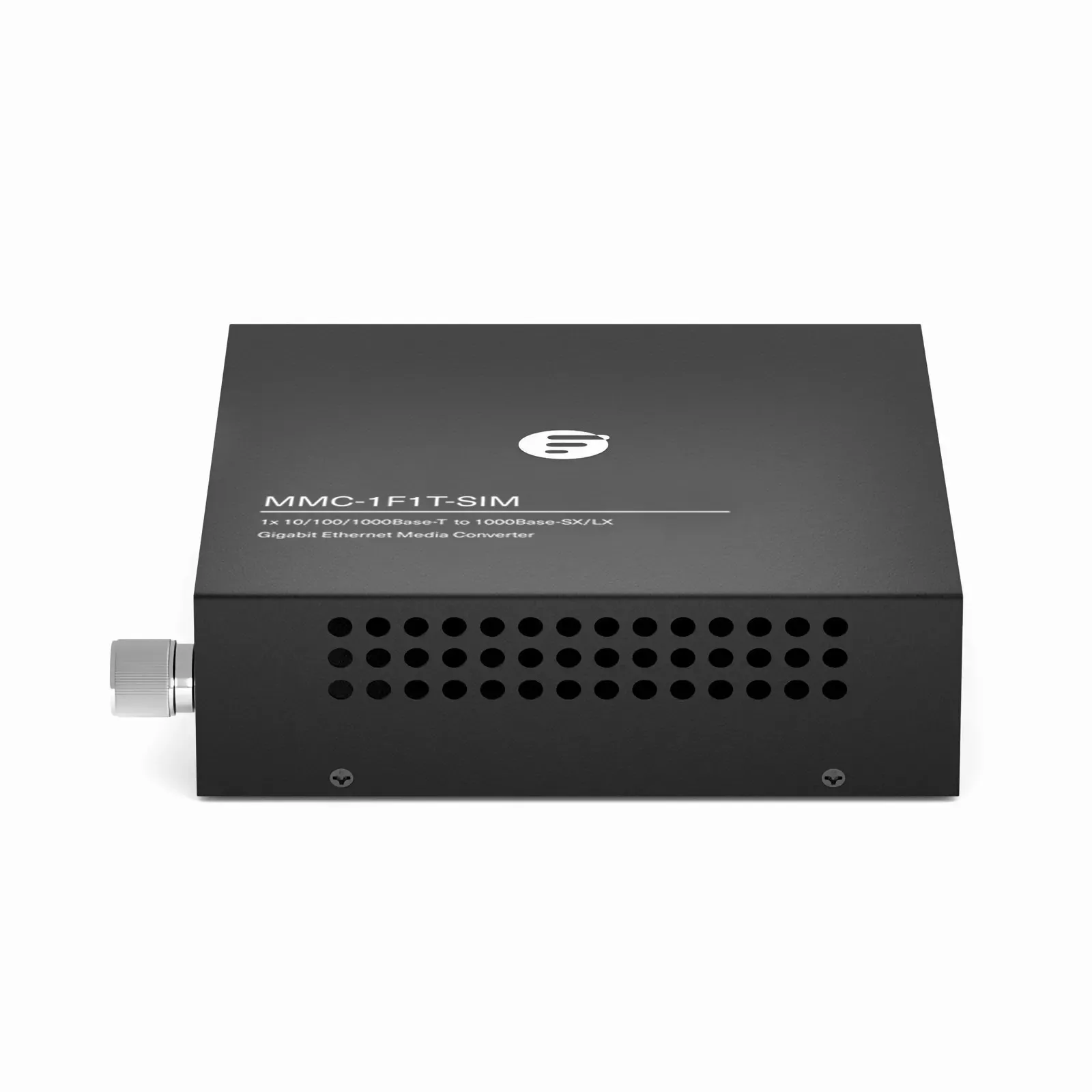1x 10/100/1000Base-T RJ45 to 1x 1000Base-SX/LX SFP Gigabit Ethernet Media Converter, Slide-in Module, American Plug Standard