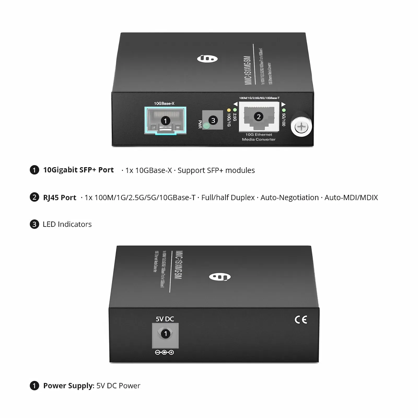 アメリカンプラグ規格、日本で使用可能 1x 100M/1G/2.5G/5G/10GBase-T