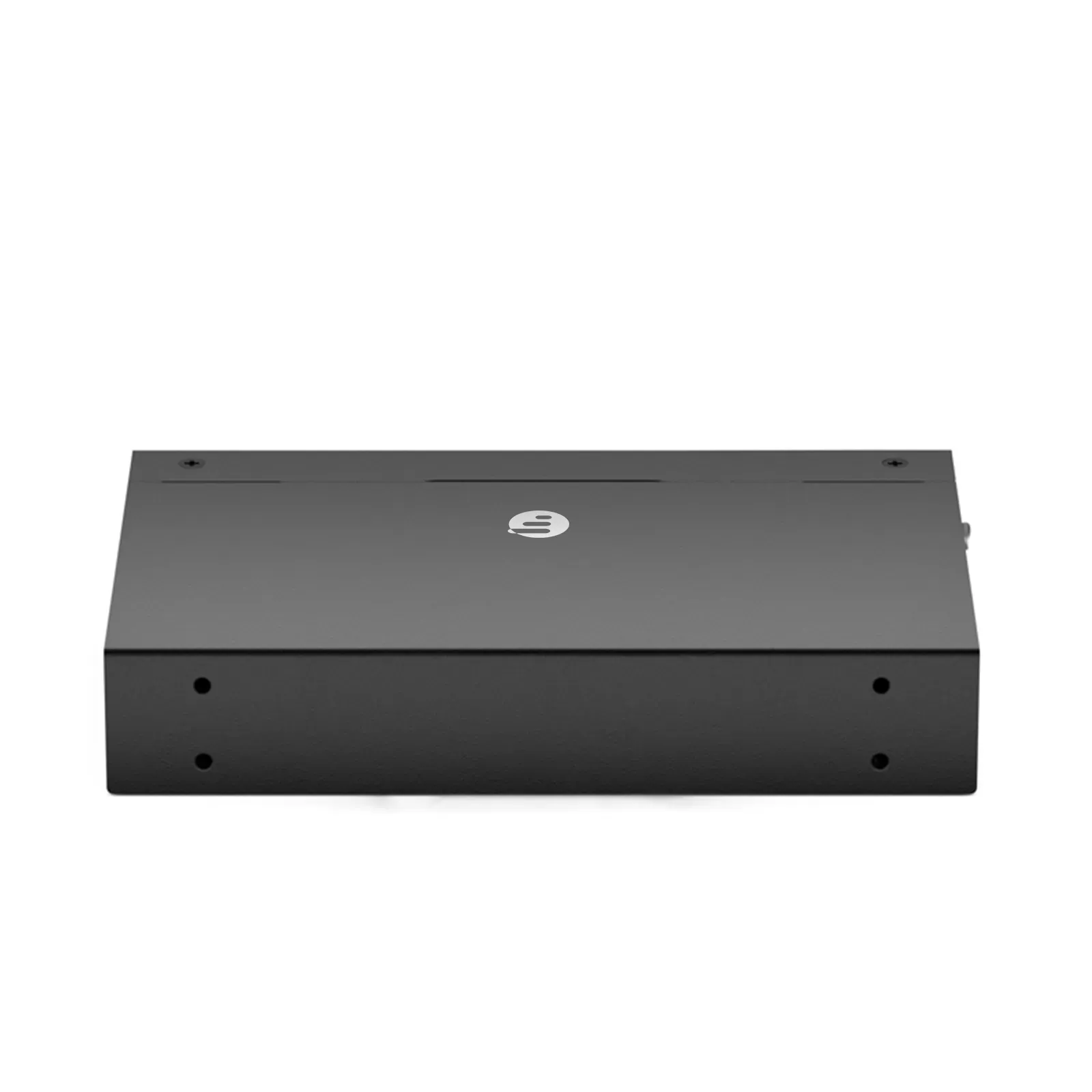 Managed 1x 100M/1G/2.5G/5G/10GBase-T RJ45 to 2x 10GBase-X SFP+ 10Gigabit Ethernet Media Converter, American Plug Standard