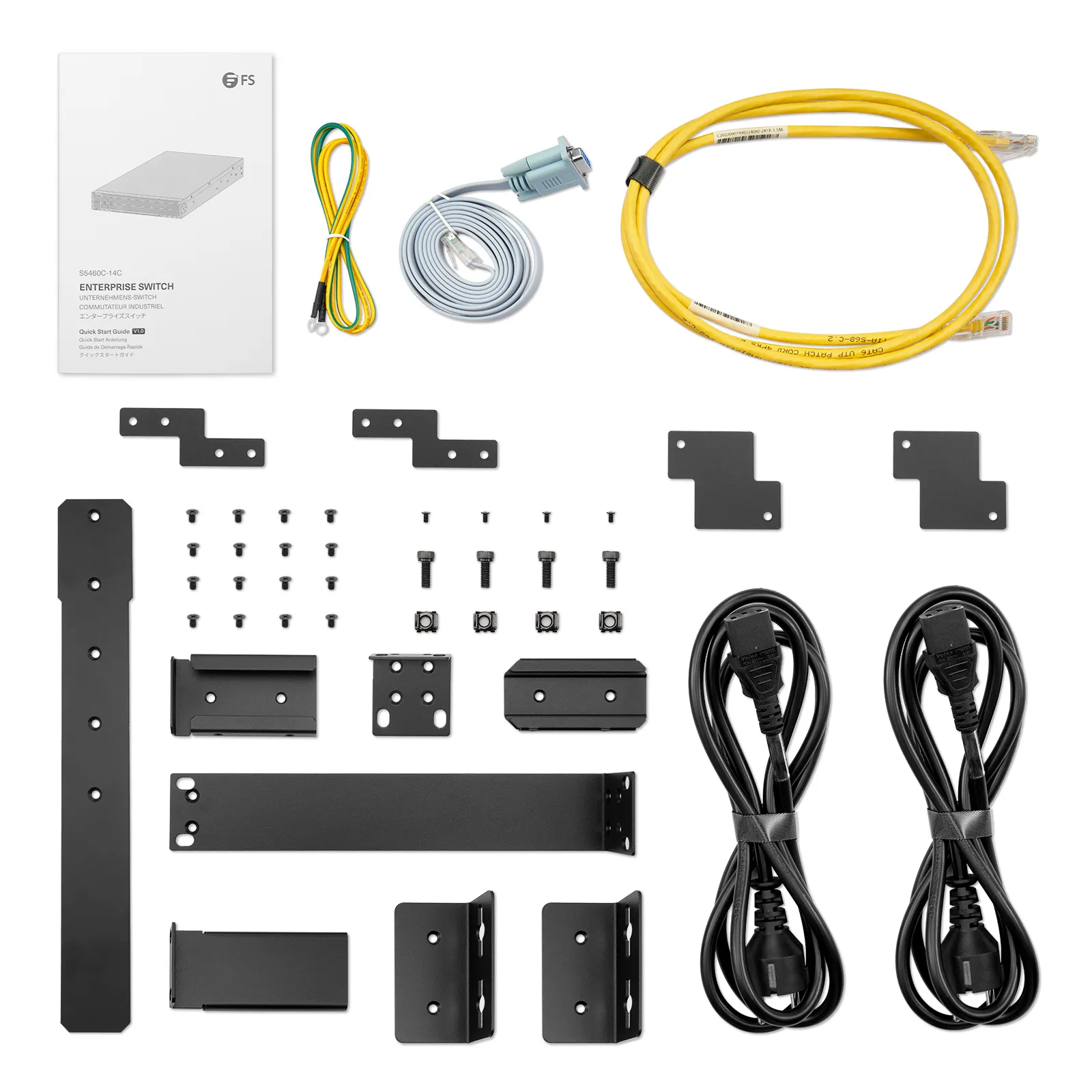 S5460C-14C, 18-Port Ethernet L3 Half-Width Switch, 14 x 100Gb QSFP28, with 4 x 25G SFP28, AV over IP, Support MLAG