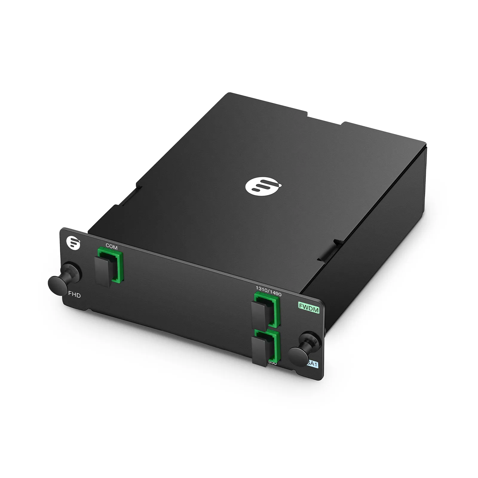 34/5SA1, T1310&1490/R1550nm Filter Wavelength Division Multiplexer, SC/APC, FHD® Cassette