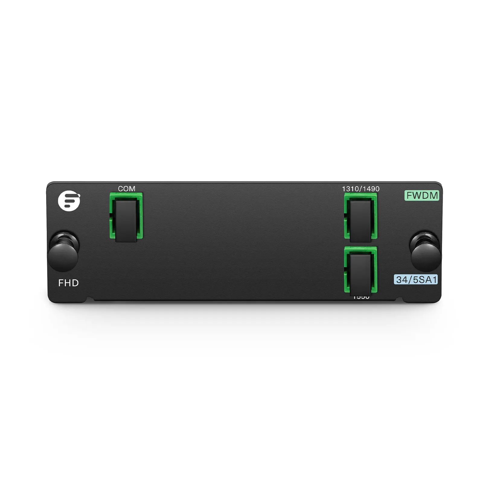 34/5SA1, T1310&1490/R1550nm Filter Wavelength Division Multiplexer, SC/APC, FHD® Cassette
