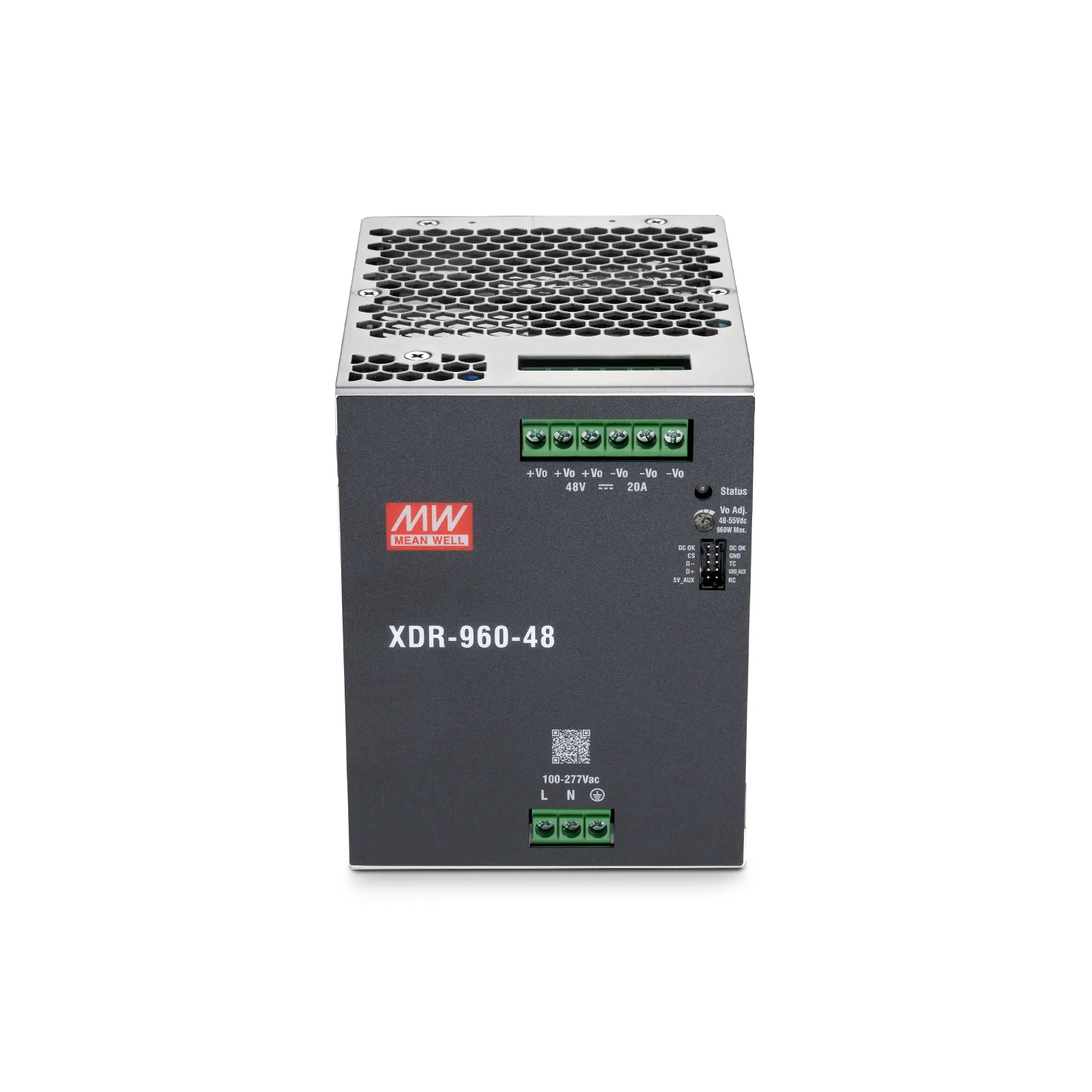 960W 48VDC Ultra Slim DIN Rail High-End Industrial Power Supply with PFC Function
