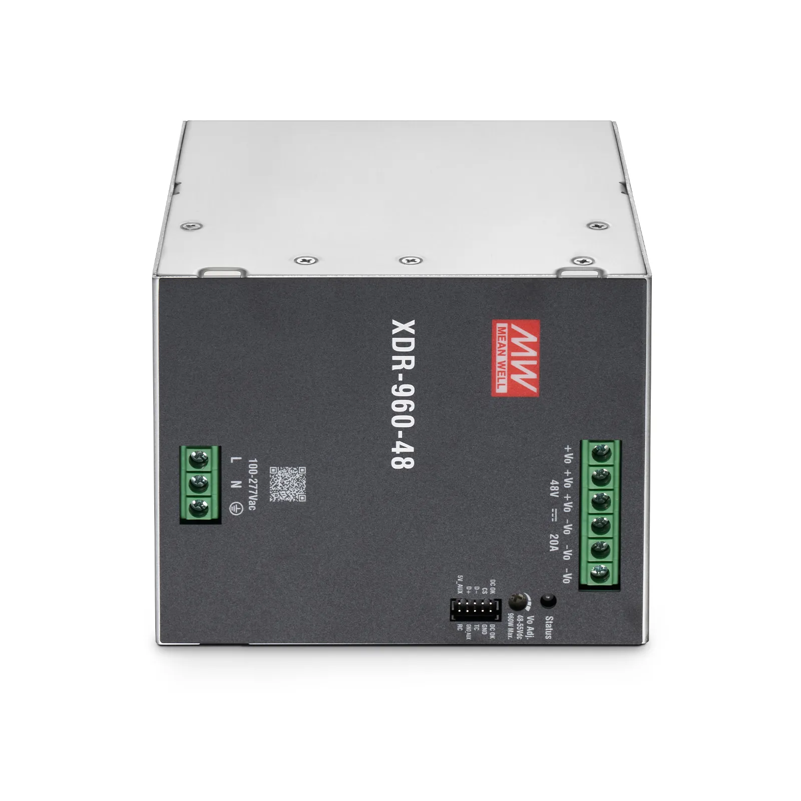 960W 48VDC Ultra Slim DIN Rail High-End Industrial Power Supply with PFC Function