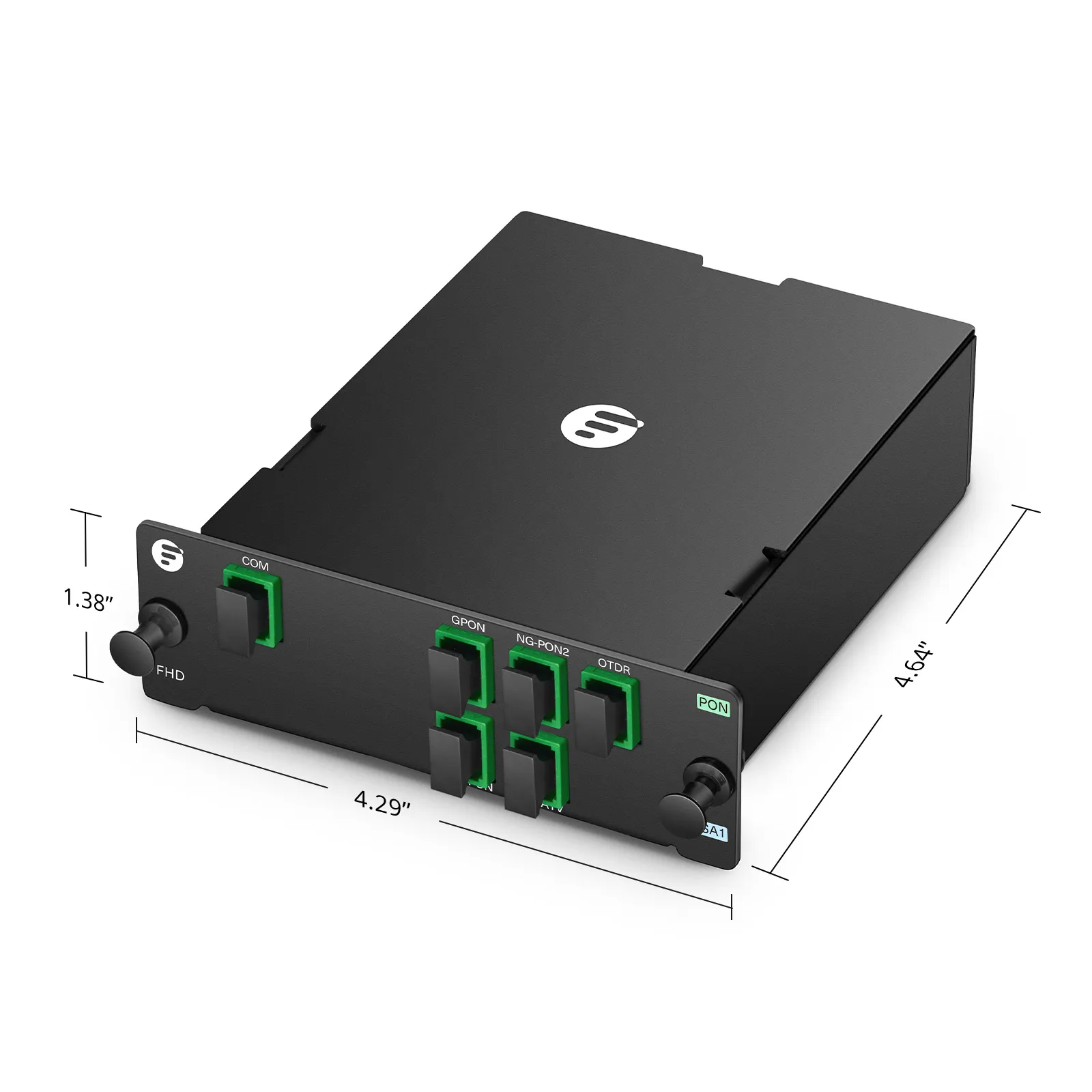 PMESA1, PON Coexistence Element (CEx) WDM for GPON/XG(S)-PON/NG-PON2/CATV/OTDR, SC/APC, FHD® Cassette