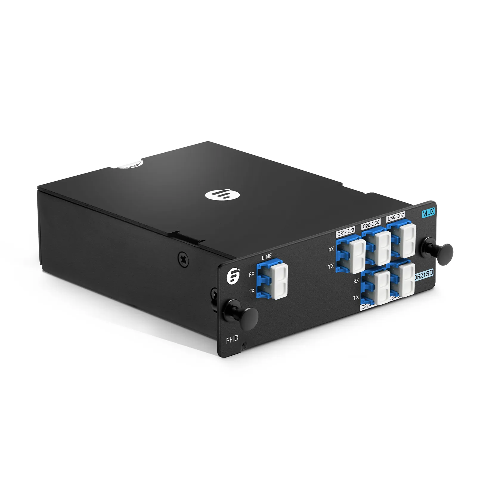 1 x 5 Band DWDM Mux Demux, 100GHz C21-C60, 2.2dB Typical IL, LC